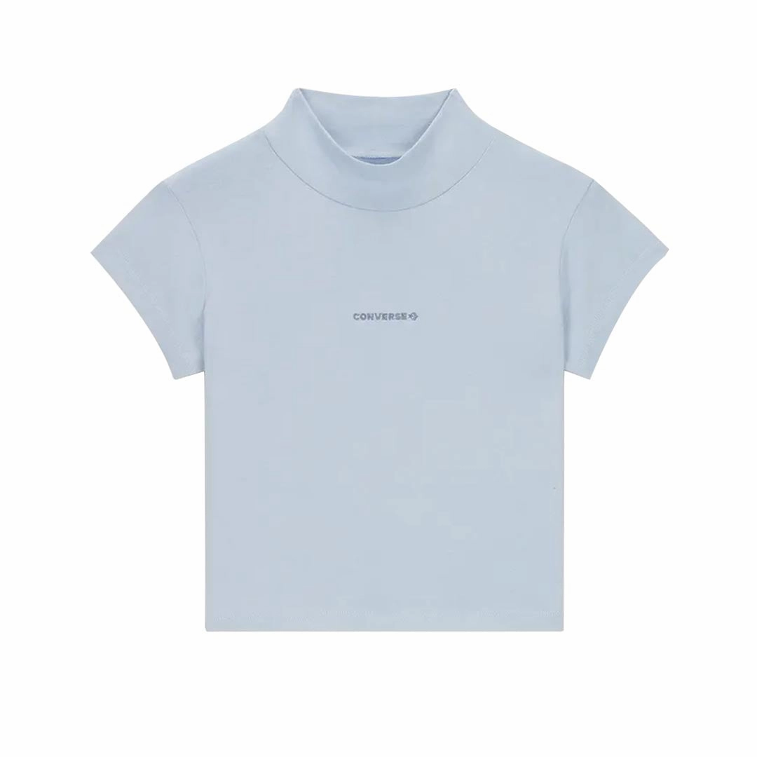 Converse - Women's Wordmark Short Sleeve T-Shirt (10026577 A01) Lightweight Comfort