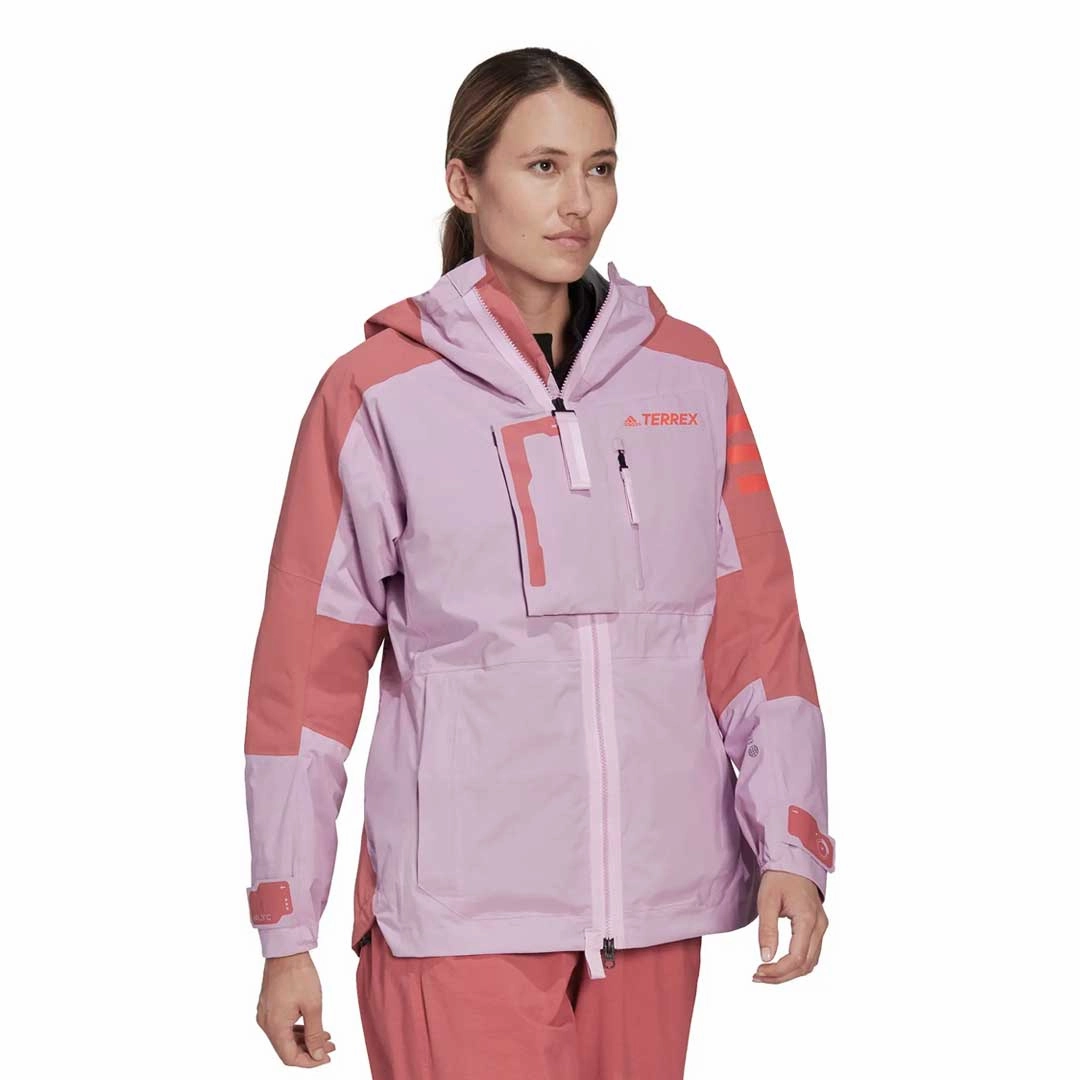 adidas - Women's Terrex Xploric Rain.Rdy Hiking Jacket (HH9272) Shrink resistant MagneticClosureSystem