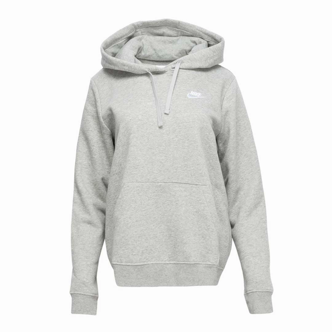 Microfiber texture Modern Minimal Nike - Women's NSW Club Pullover Hoodie (DQ5793 063)