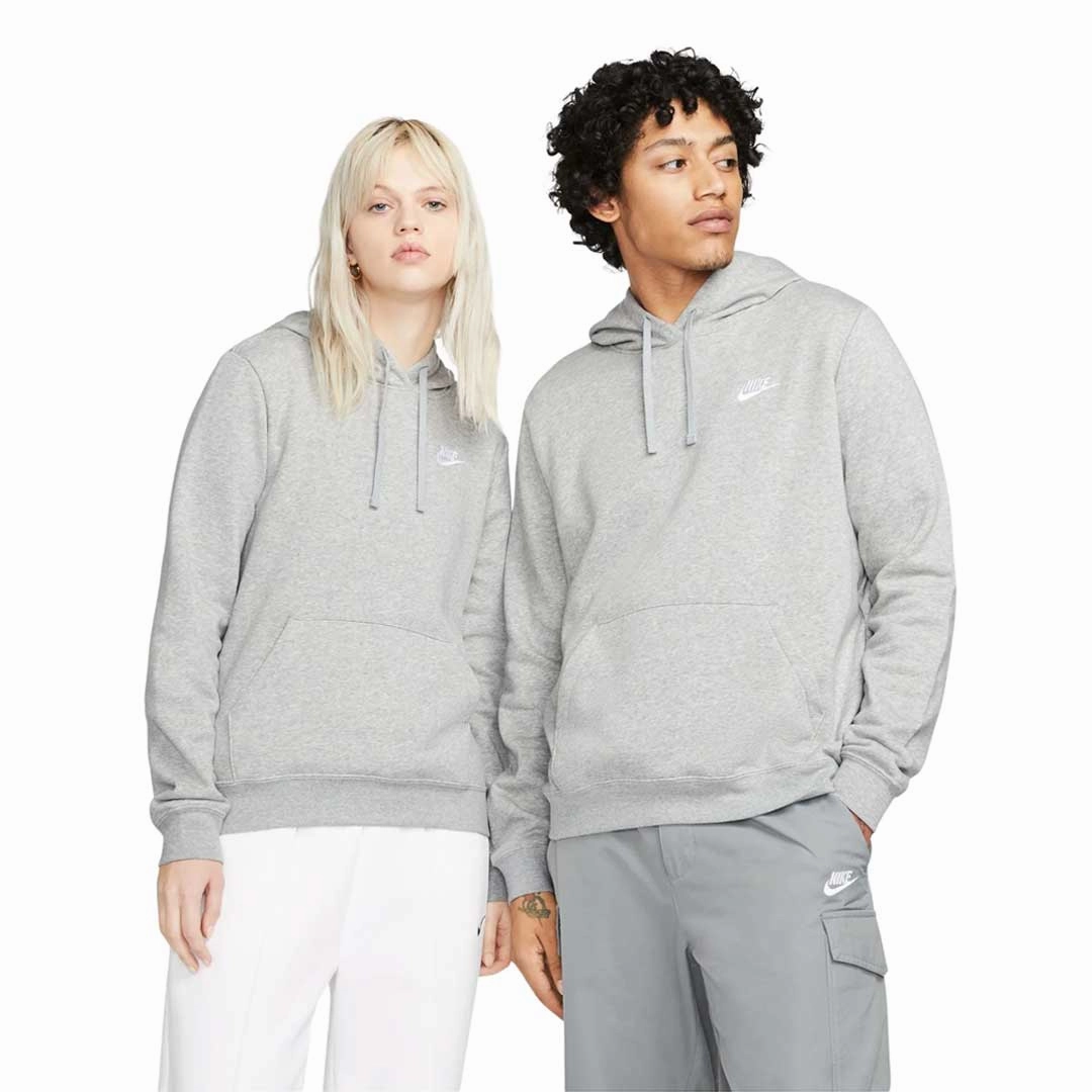 Compression Layer Durable AbrasionResistant Panels Nike - Women's NSW Club Pullover Hoodie (DQ5793 063)