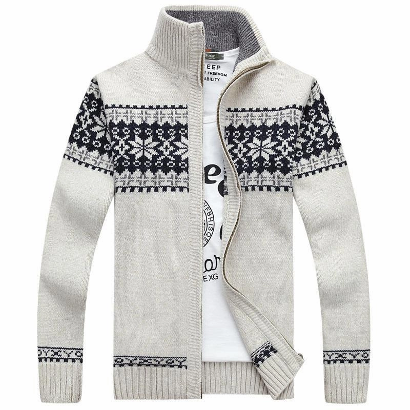 AntiStatic Coating Urban Look West Louis? Christmas Snowflake Wool Sweater