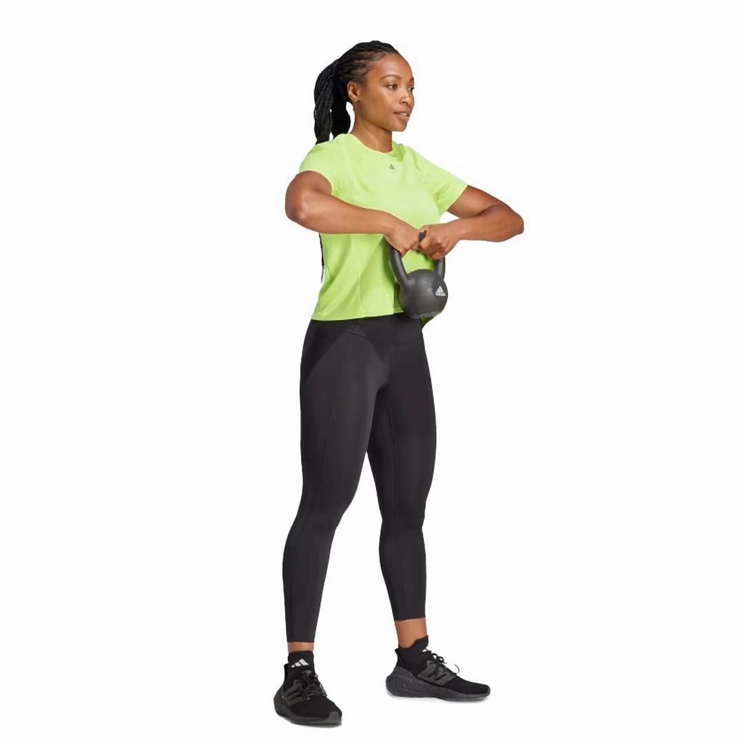 adidas - Women's HIIT Heat.Rdy Training T-Shirt (IM2636) WaterRepellentFabric Compression Fit Technology