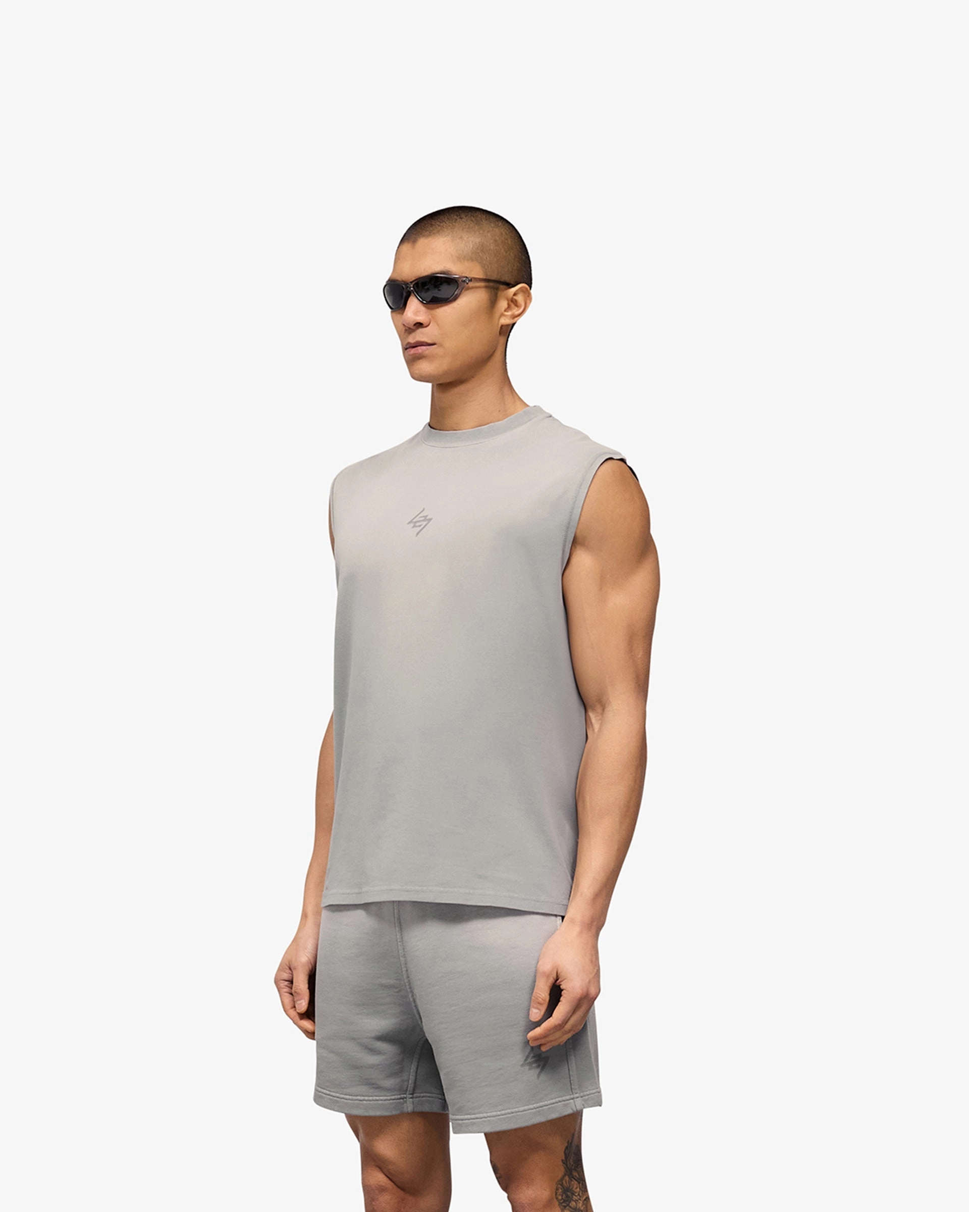 247 Motion Oversized Tank - Titanium Cozy And Warm All-Purpose Wear