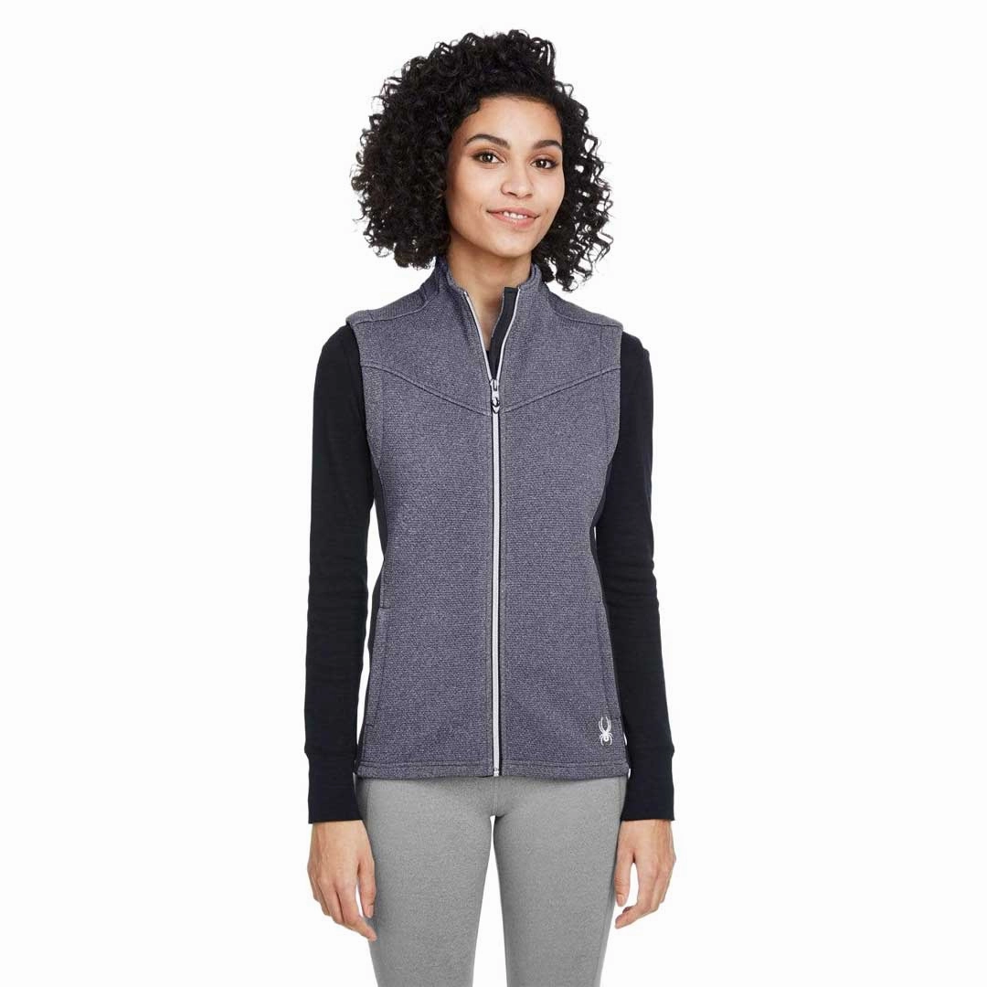 Impact Absorbing Back Panels Shawl Lapel Spyder - Women's Pursuit Vest (S17275 FRH-BK)
