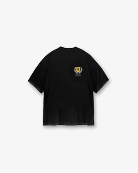 Crest T-Shirt - Vintage Black Comfort and Fit