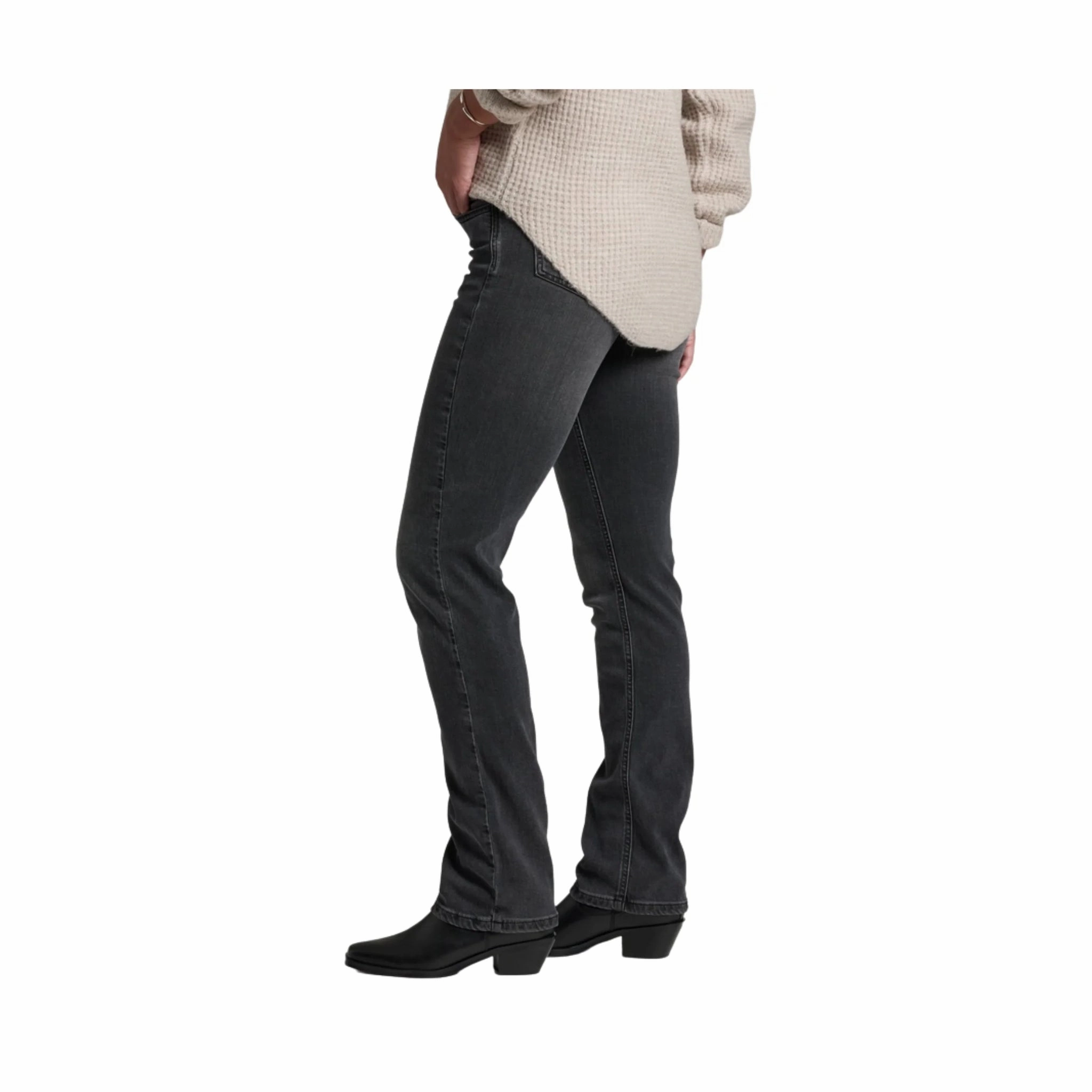 premium design Kuhl Women's Kontour Form Straight Denim - Obsidian