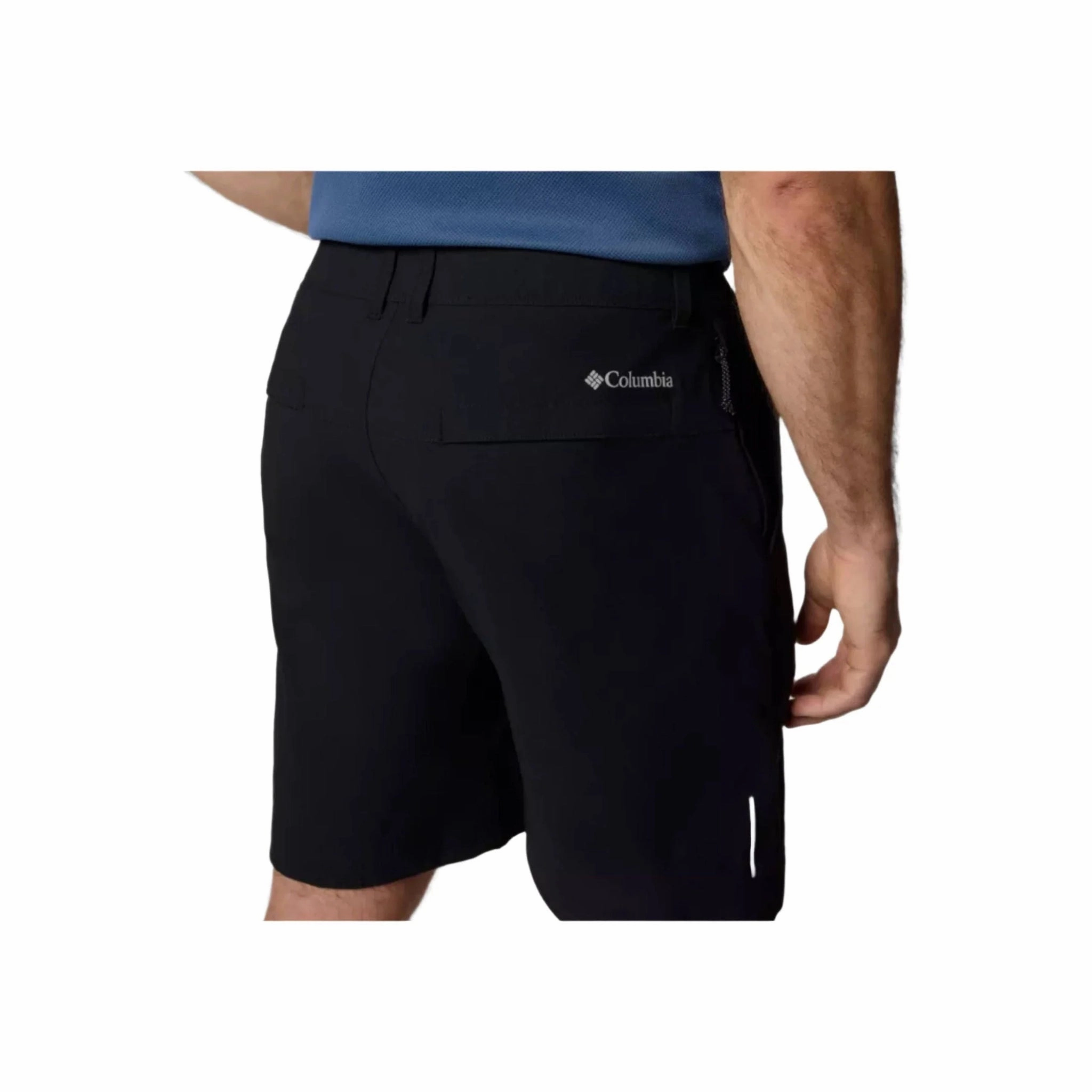 Zero Bulk Packaging Abrasion Resistant Fabric Columbia Men's Black Mesa Chino Short - Black