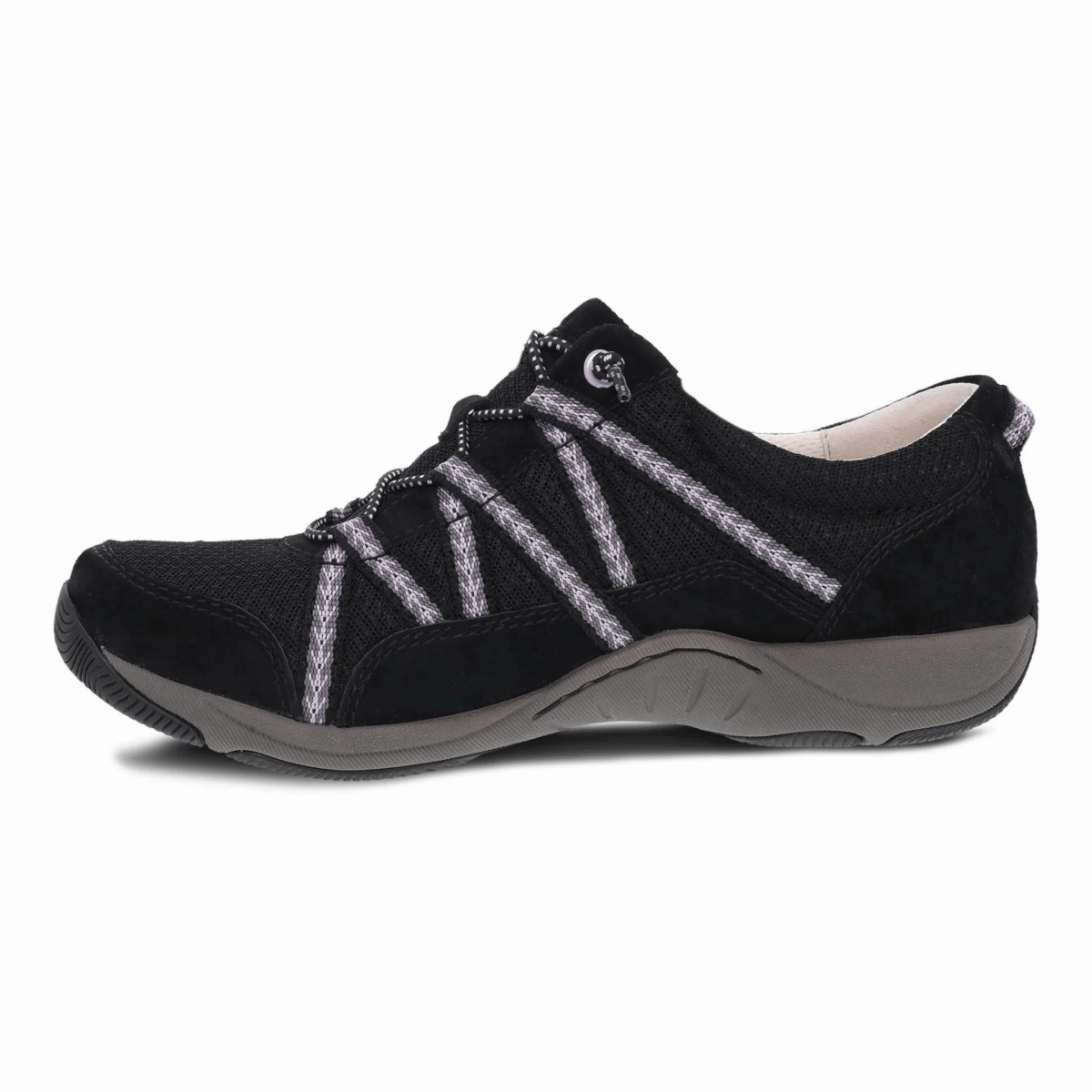 Dansko Women's Harlyn Black Suede Cushioned Ankle Support
