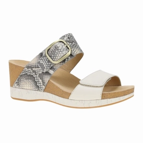 Dansko Women's Shannon Snake/Ivory Leather Lightweight Footwear