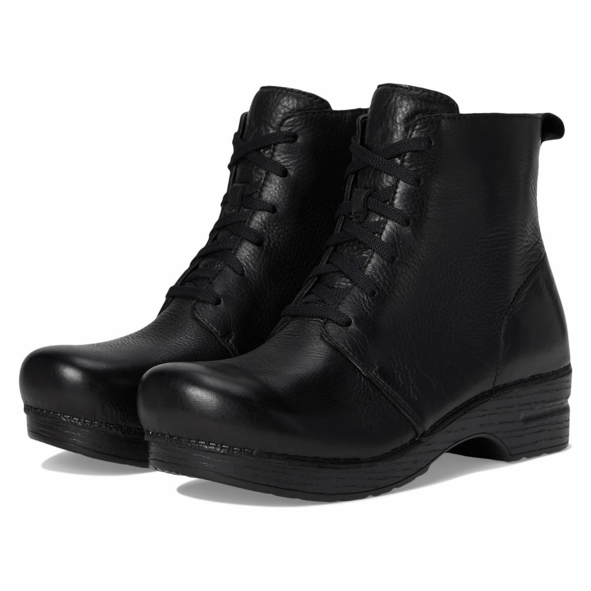 Dansko Women's Sigourney Black Tumbled Rugged Built City Walking