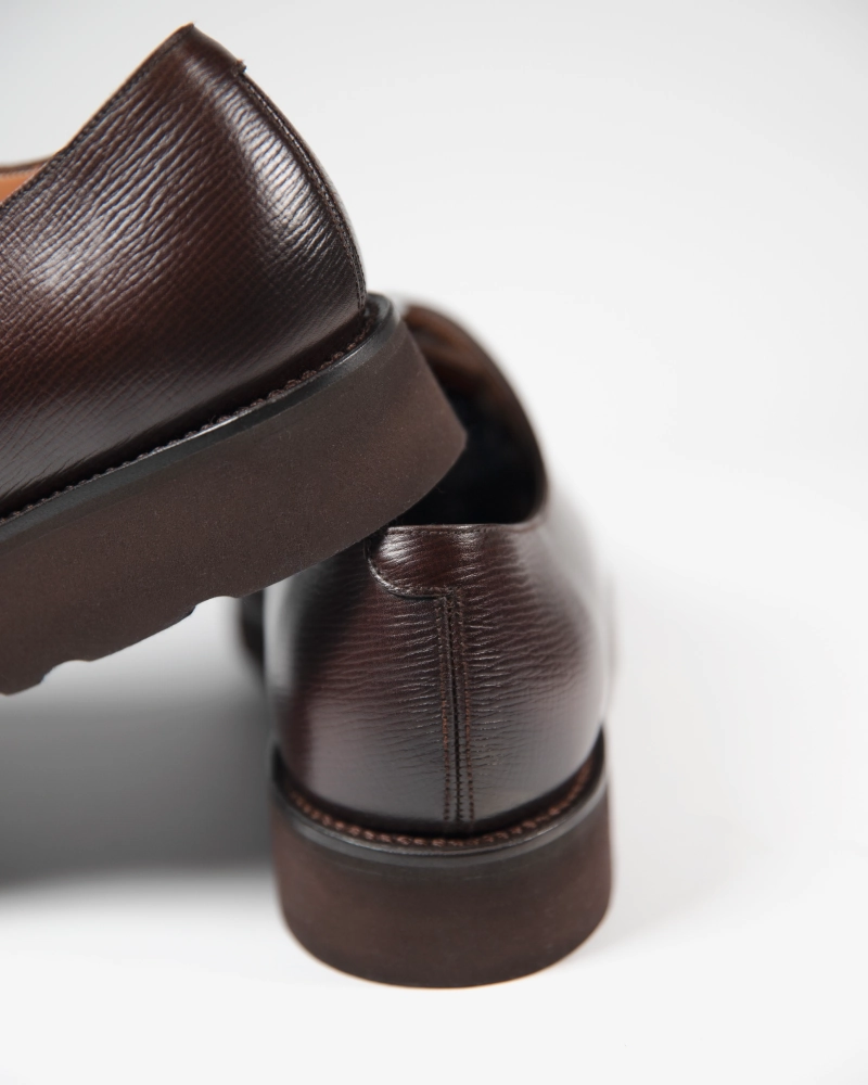 Dark Brown Wholecut Oxford Lightweight Shoe No Effort Urban Flexibility