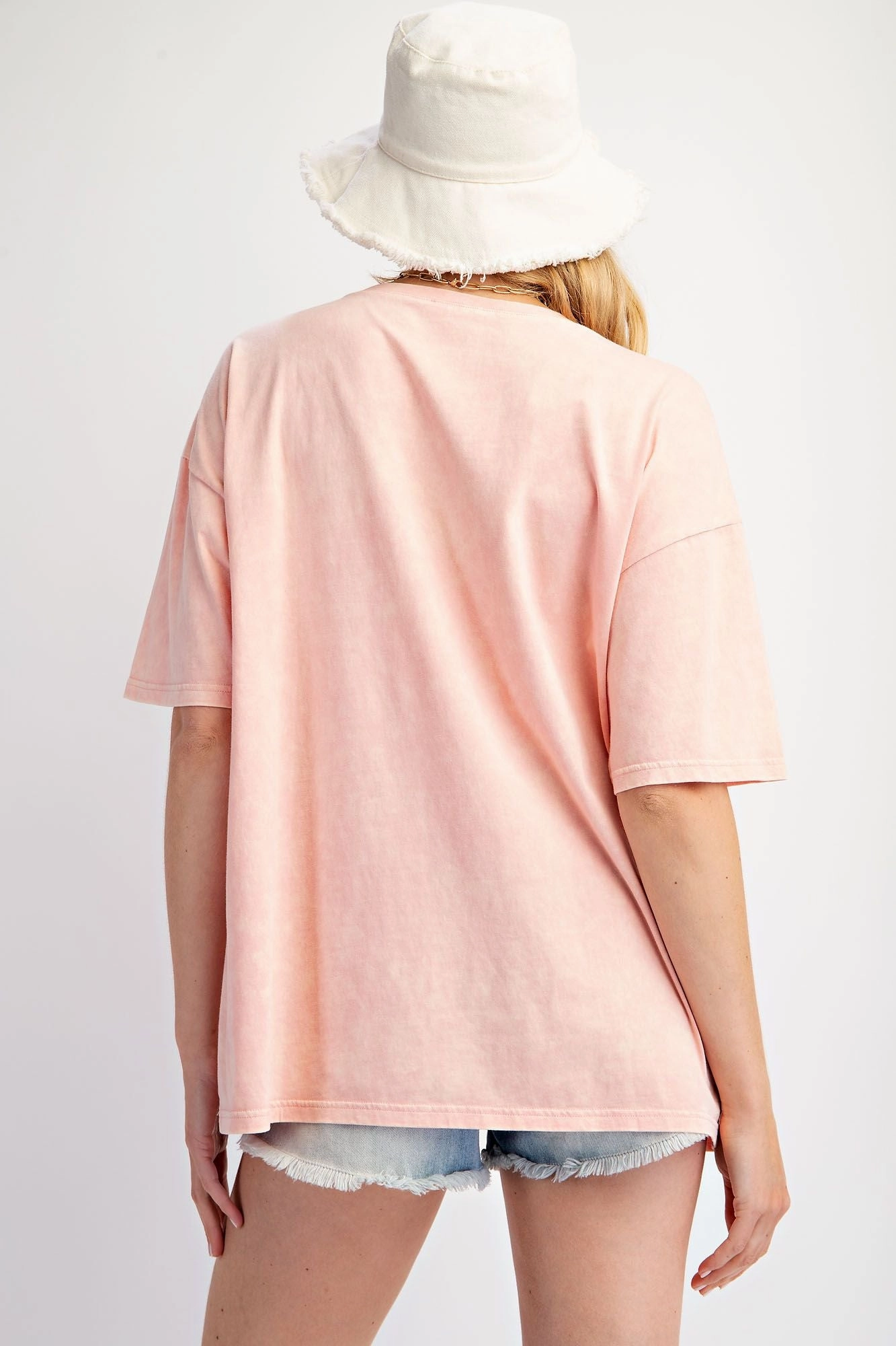 NoRoll Hem Technology VentilatedBack Desert Bloom Boxy Cotton Tee