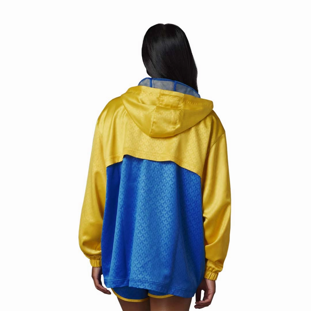 Easy Care Material adidas - Women's Adicolor 70s Colorblock Windbreaker Jacket (IB2052)