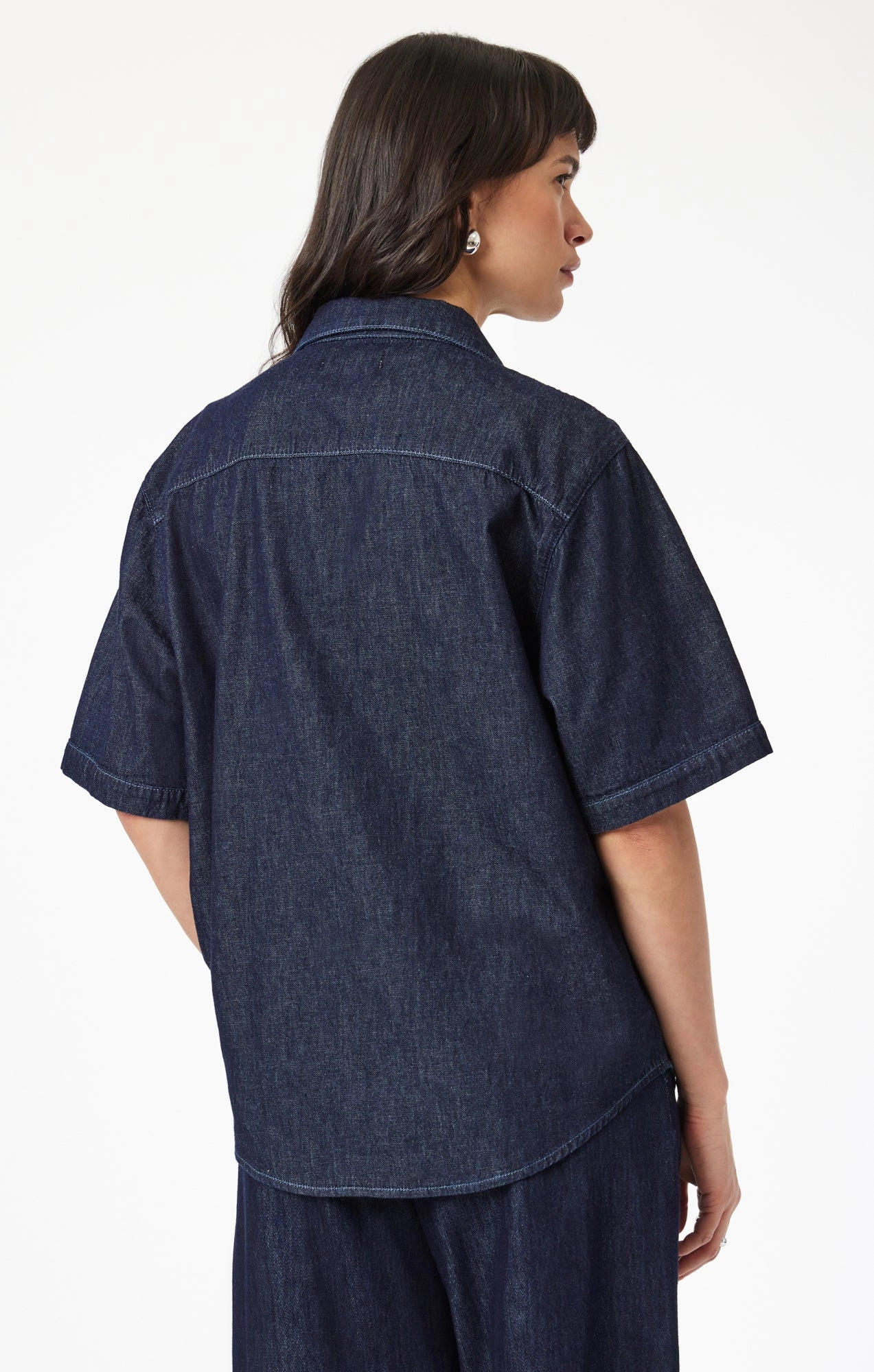 DEVA SHIRT IN RINSE DENIM Clean Base Hypoallergenic Material Composition