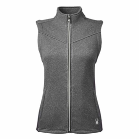 Seamless Shoulder Design Spyder - Women's Pursuit Vest (S17275 BKH-BK)