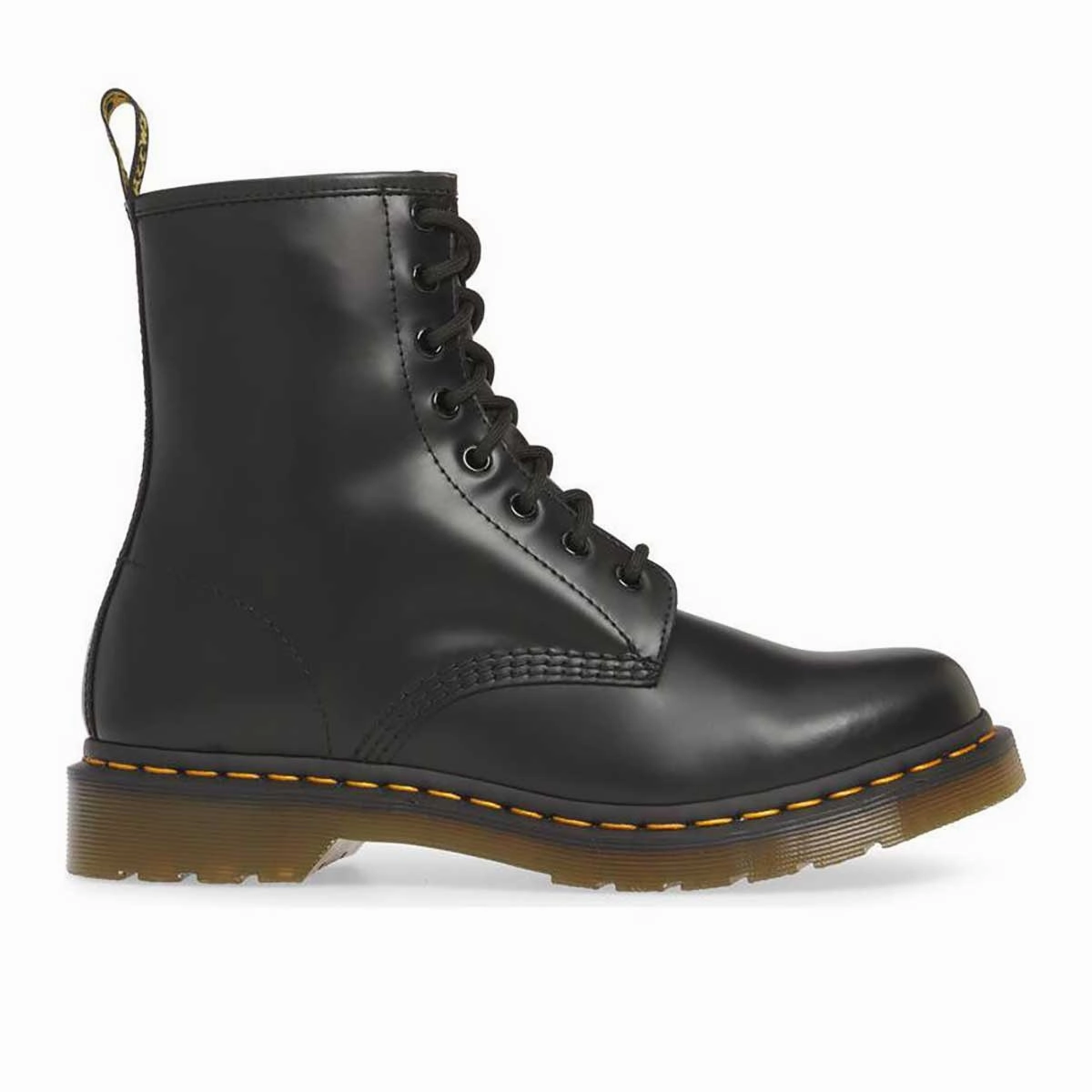 Dr. Martens Women's 1460 Black Smooth Leather Side zipper