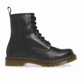 Dr. Martens Women's 1460 Black Smooth Leather Side zipper