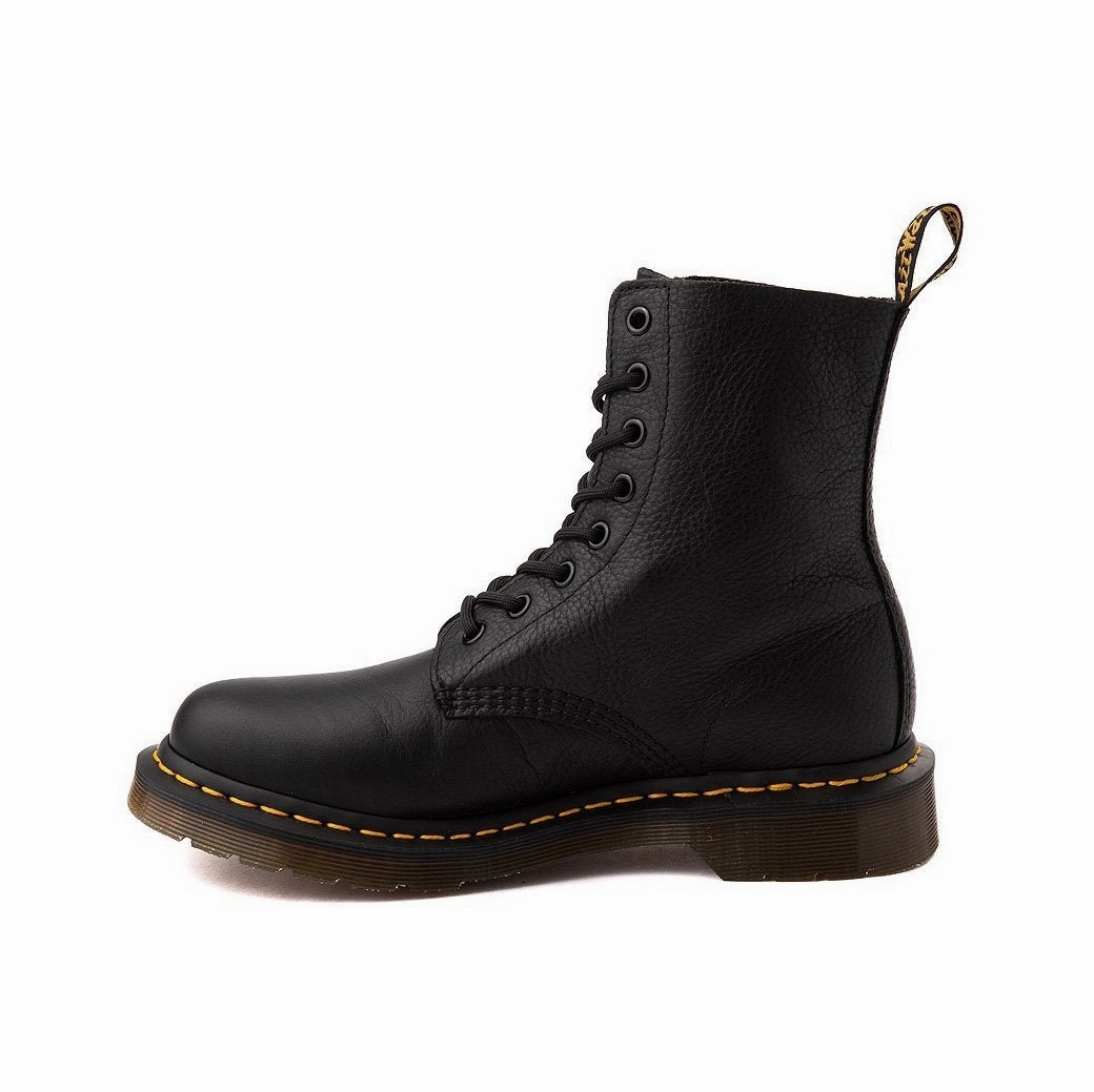Shock Absorbing Mountain Hike Dr. Martens Women's 1460 Pascal Black Virginia Leather