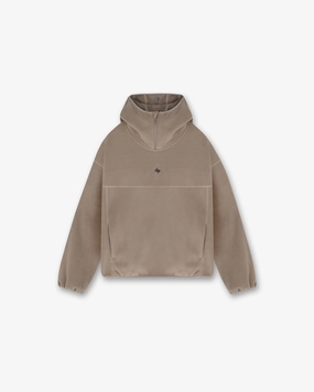 All-Day Fit Lounging wear 247 Fleece Hoodie - Umber