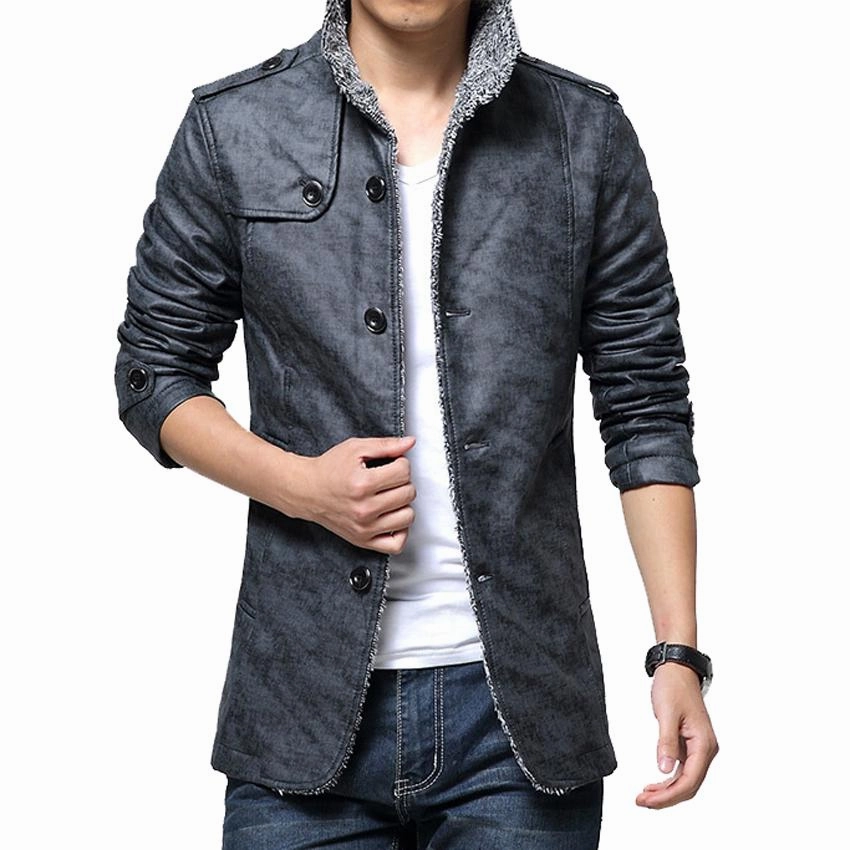 West Louis? Winter Men's Leather Jackets FadeResistant Print