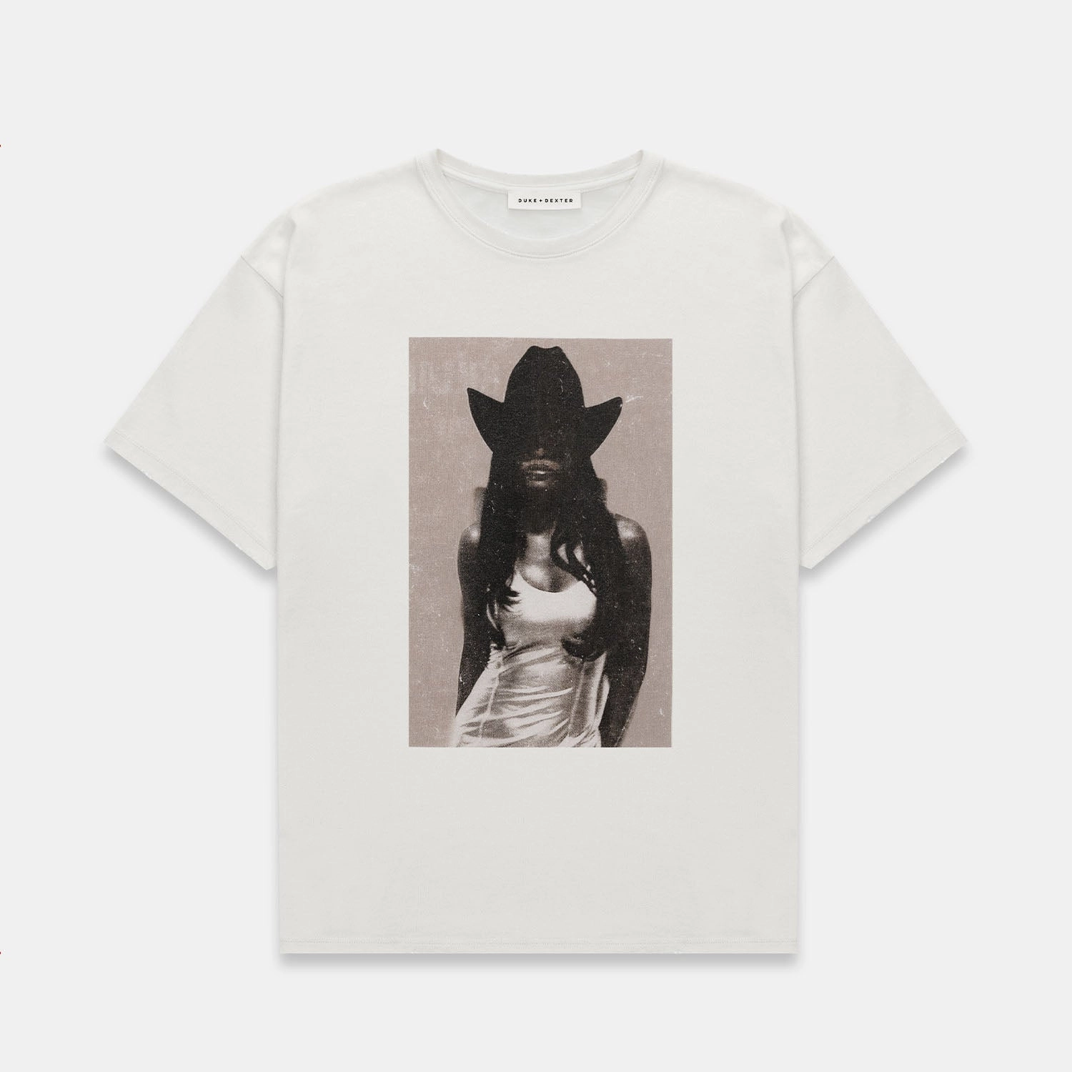Easy Comfort Layering Comfort Duke Cowgirl Vintage White T-Shirt