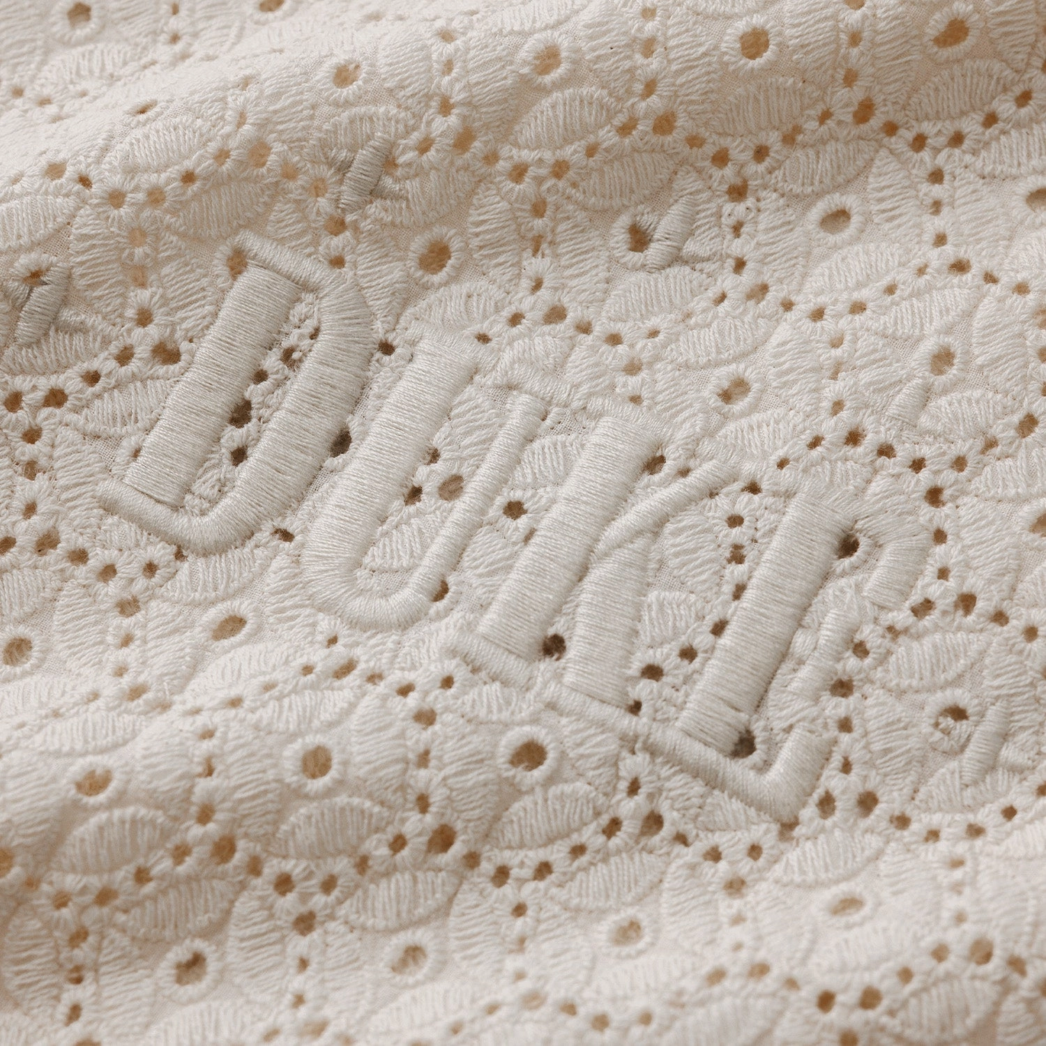 Duke Plus Antique White Crochet Shirt Easygoing Design