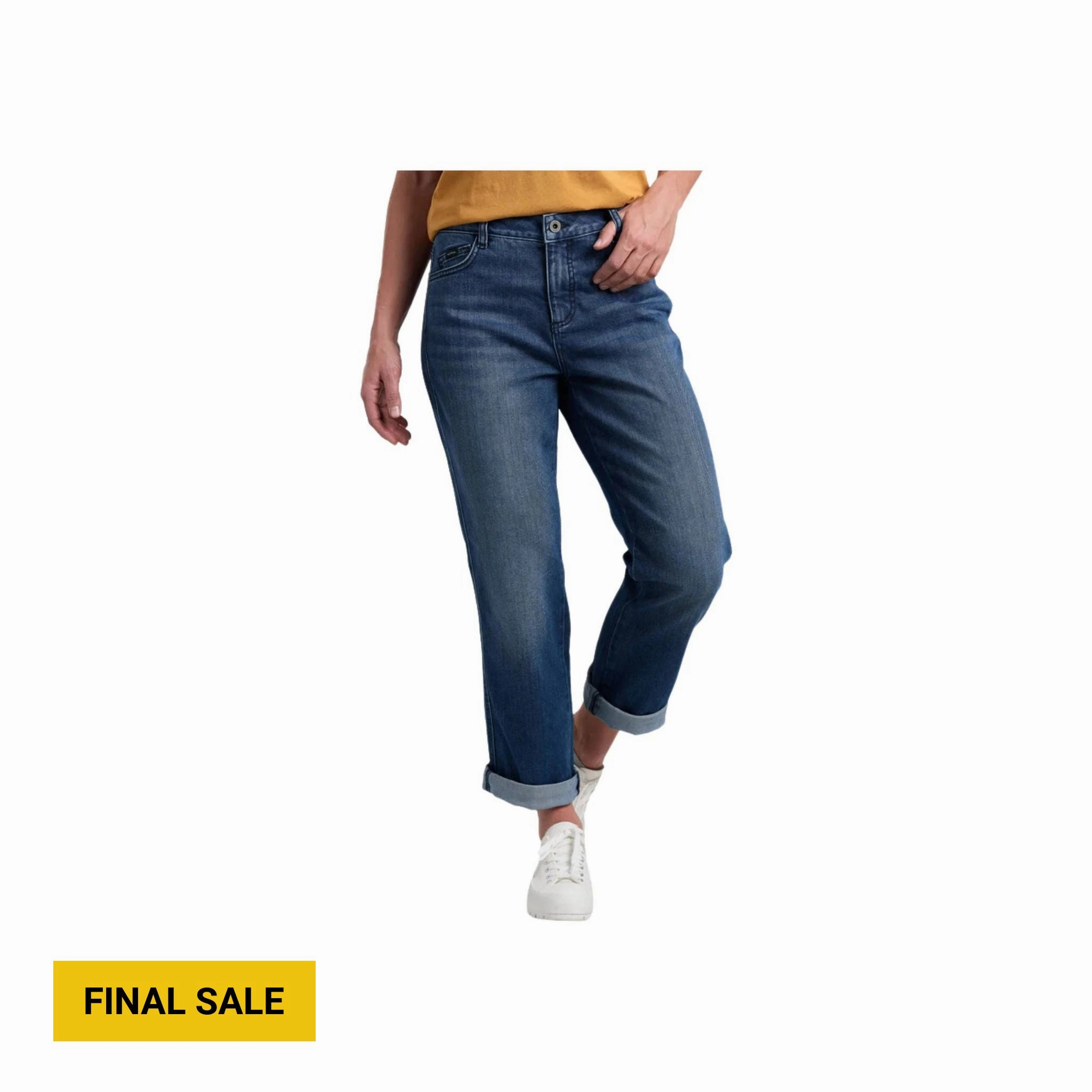 Work Meeting Beach Day Kuhl Women's Kontour Boyfriend Denim - Midnight