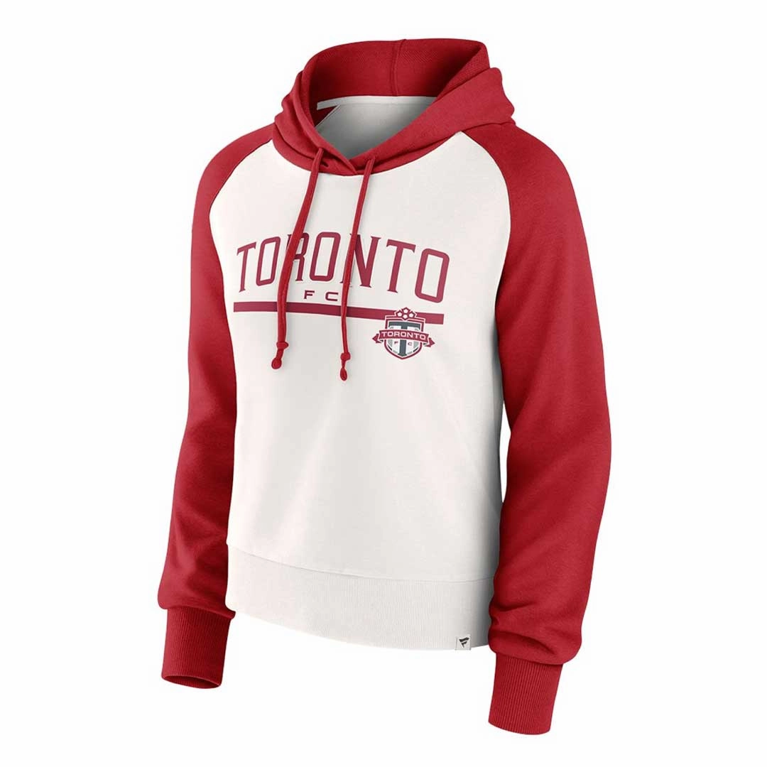 Fanatics - Women's Toronto FC Free Kick Pullover Hoodie (005Y 00NZ EST 02R) Friction Reducing Lining Convertible Cuff System