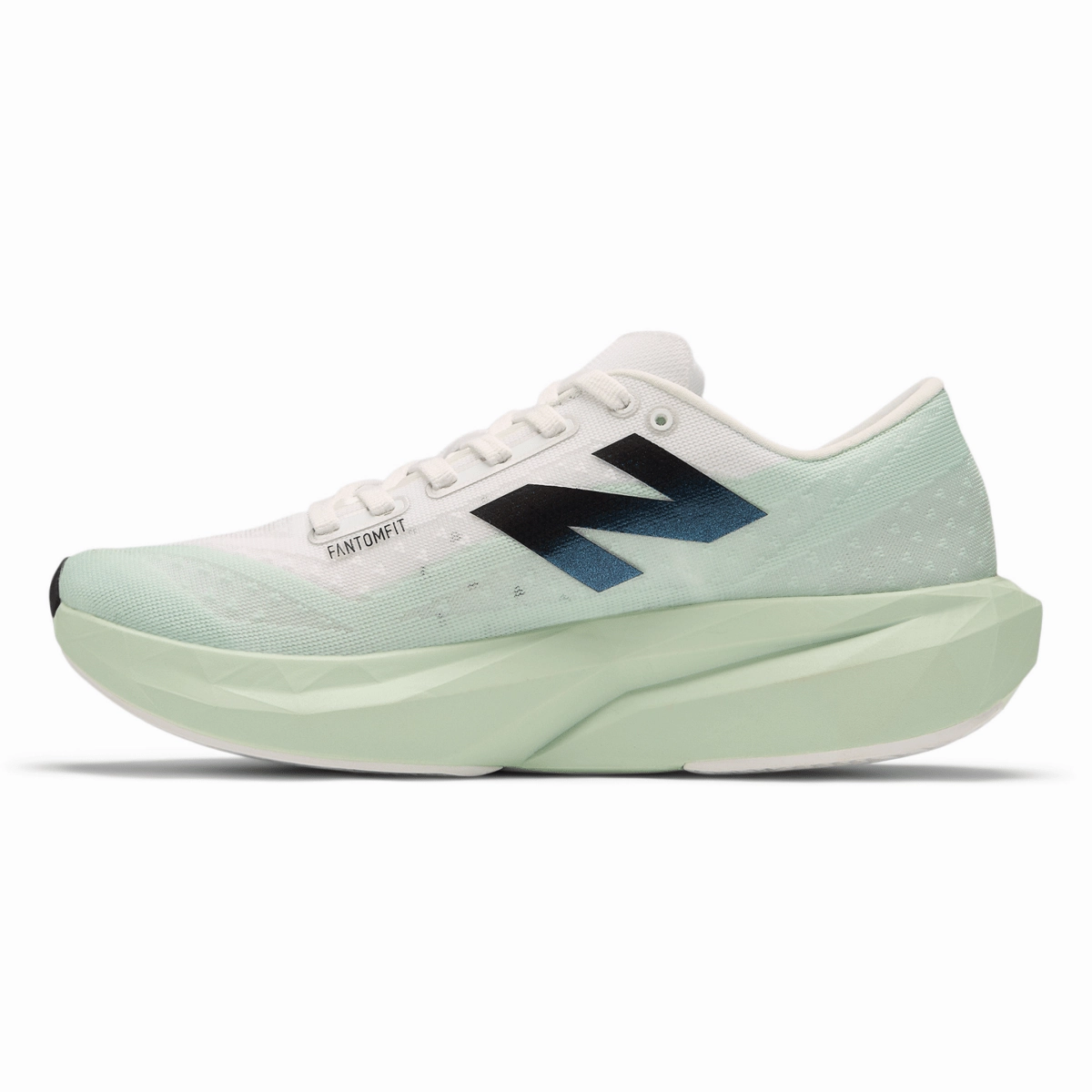 New Balance Women's FuelCell Rebel v4 Clay Ash/White/Black Timeless arch Abrasion Shield