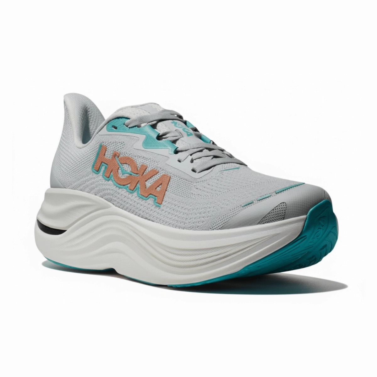 Non slip grip Hoka One One Women's Skyward X Cosmic Grey/Rose Gold