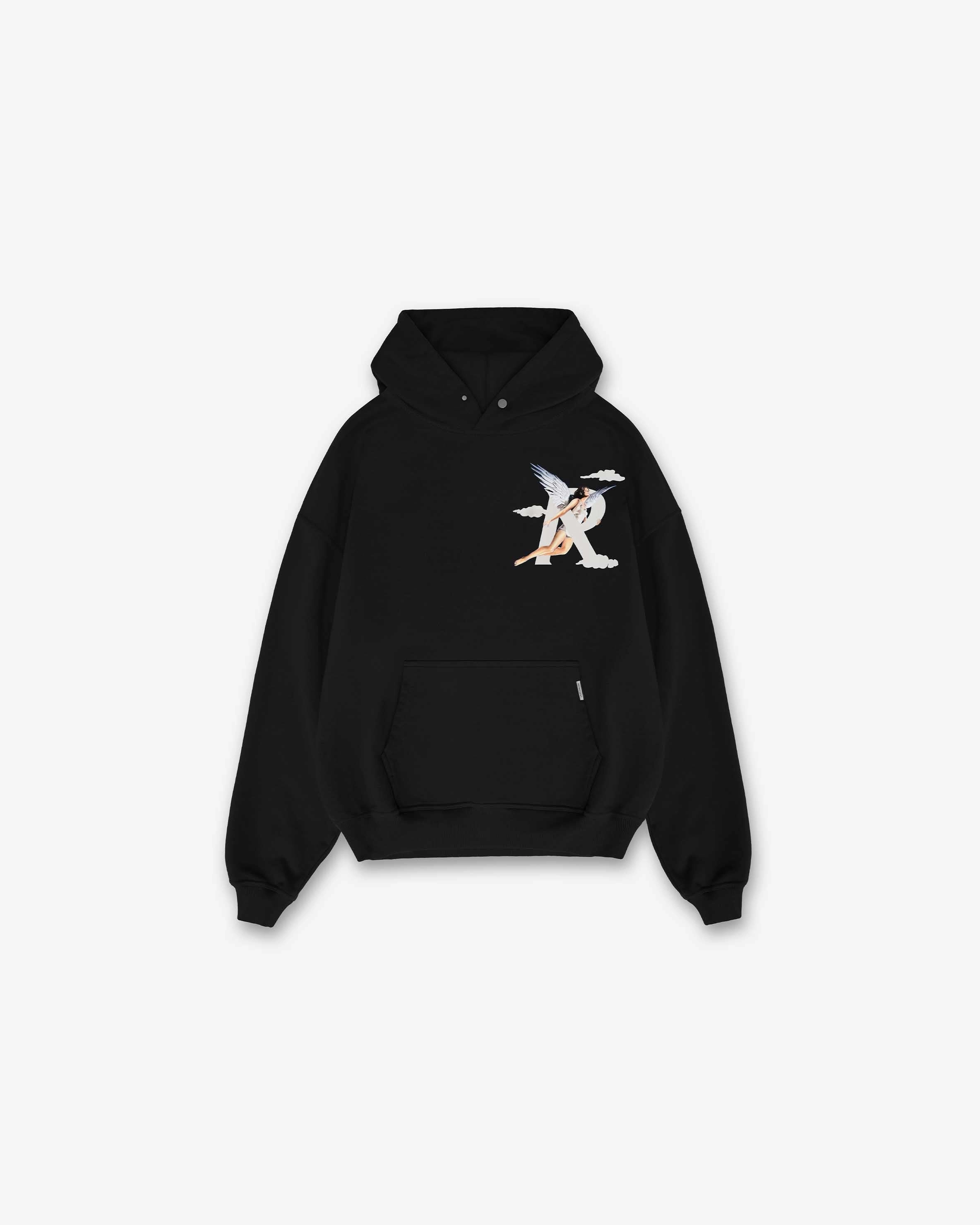 Storms In Heaven Hoodie - Black Effortless Look