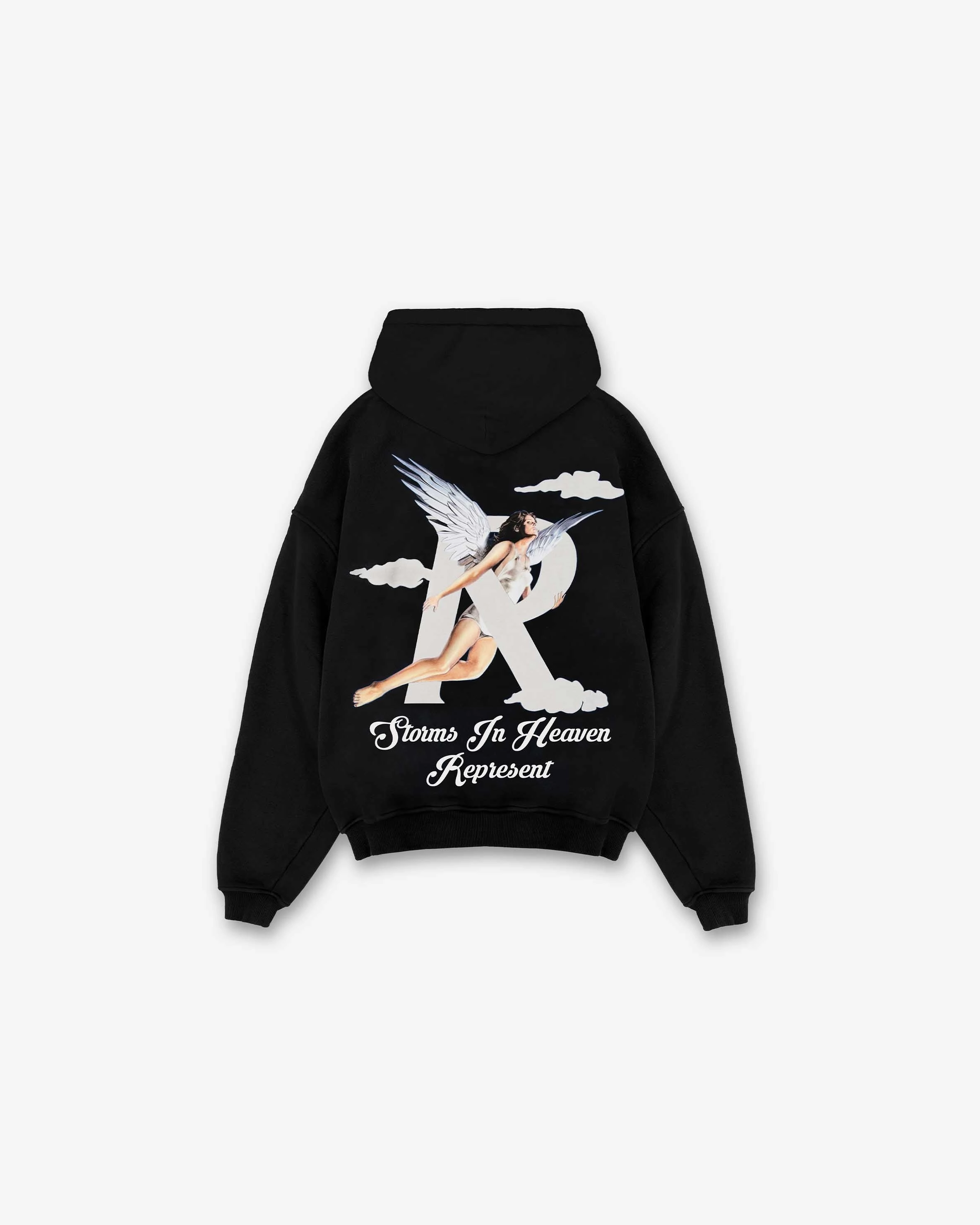 Stretch Fit Storms In Heaven Hoodie - Black