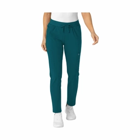 Wink Women's Flex n Reach Track Scrub Pant - Caribbean Flexible Leg