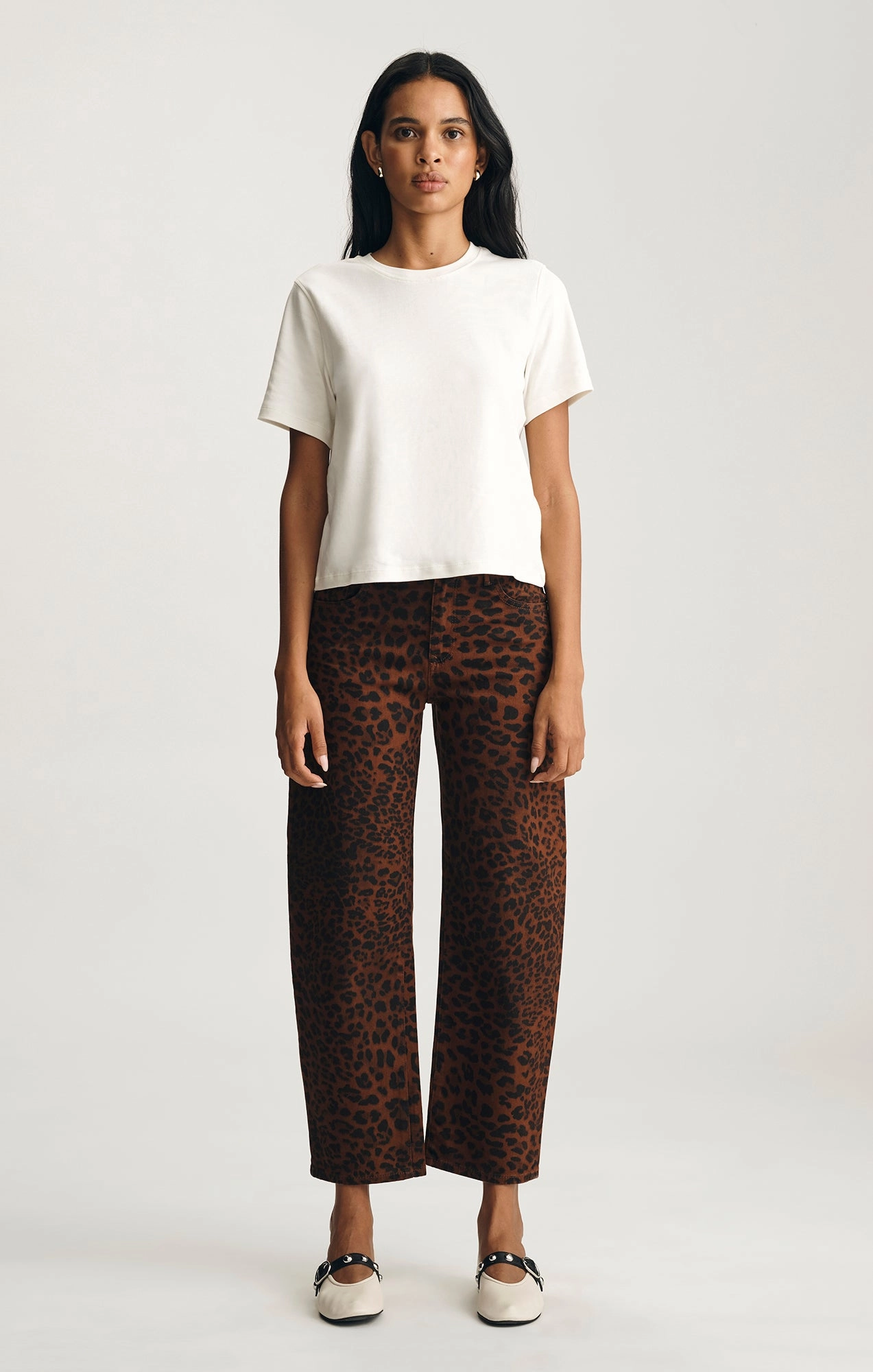 NICA BARREL IN BROWN CITA DENIM Eco Friendly Production