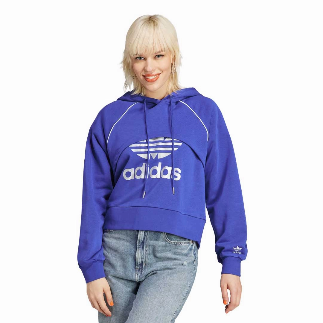 Quick Access Hidden Pockets adidas - Women's Big Logo Two Piece Hoodie (IK0487)