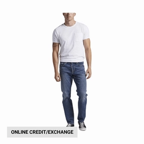 Loose High Quality Morning Stroll Silver Jeans Co. Men's Eddie Athletic Jean - Indigo