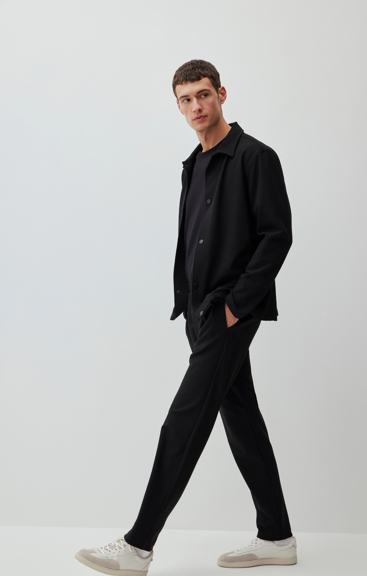 No Ride Snug Waist DRESS PANTS IN BLACK