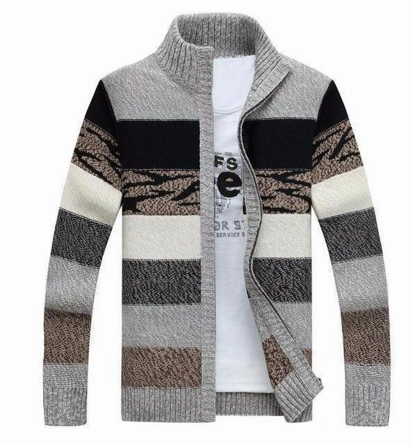EcoFriendly Dye Layered HeatTrap Stitching West Louis? Knitted Sweater Cardigan