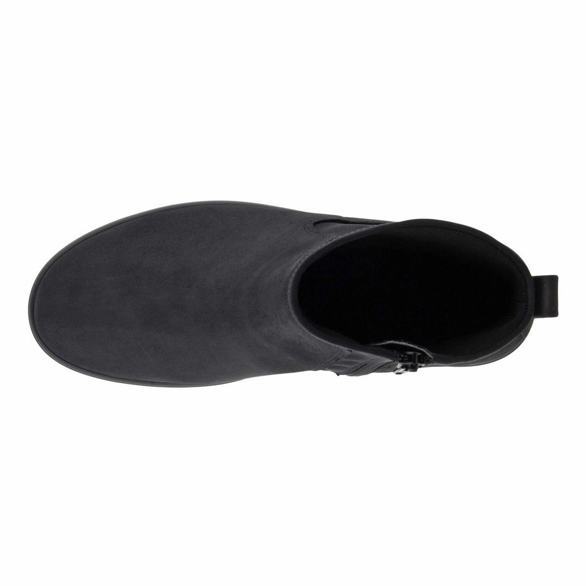 Comfort Fit Ecco Women's Soft 7 Tred Chelsea Black Nubuck Gore-Tex Waterproof