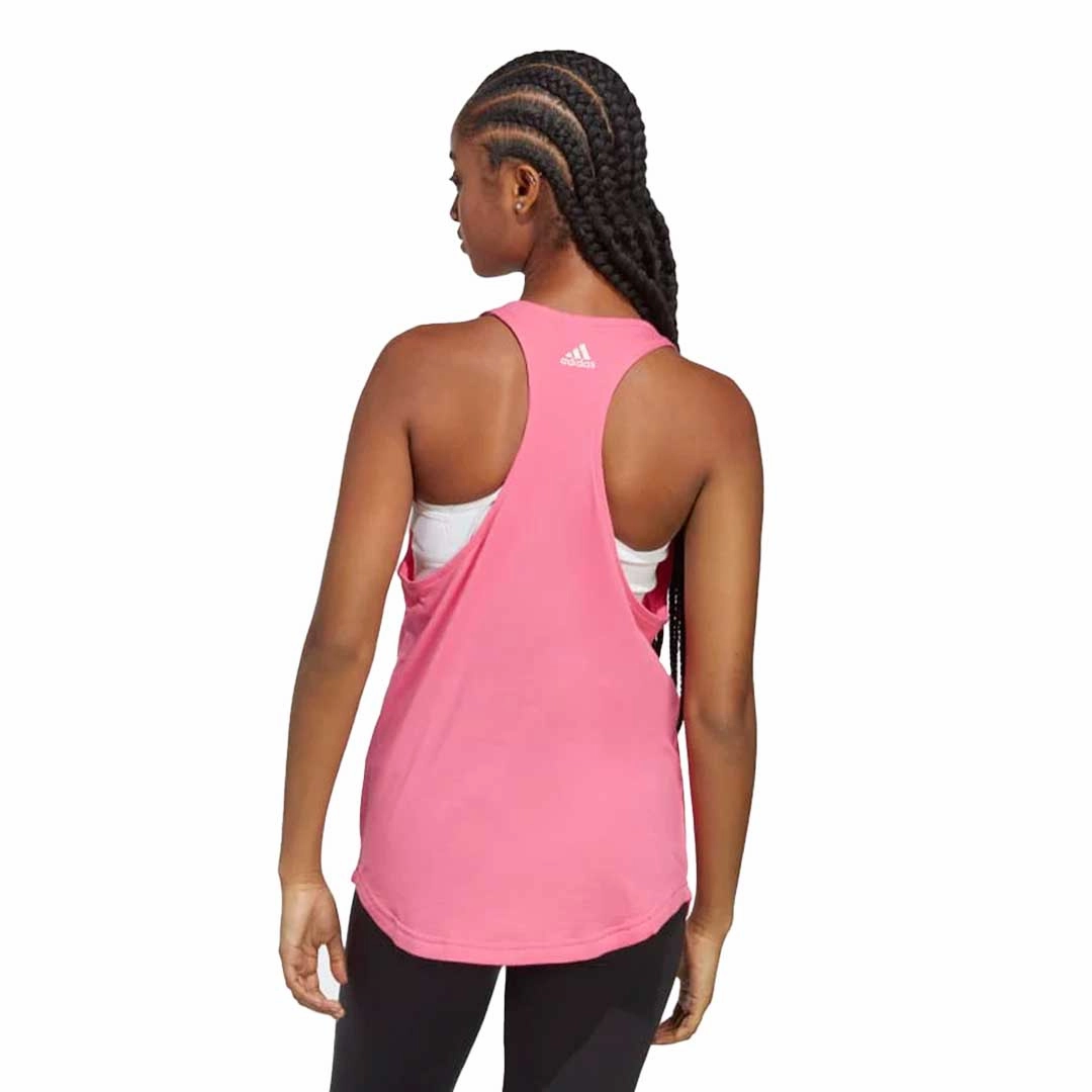 adidas - Women's Essentials Loose Logo Tank Top (ID0030) Glove Friendly Cuff Design