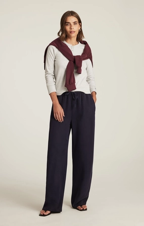 Tear Resistant Fabric EDITION TENCEL? WIDE LEG PANTS IN INKLING