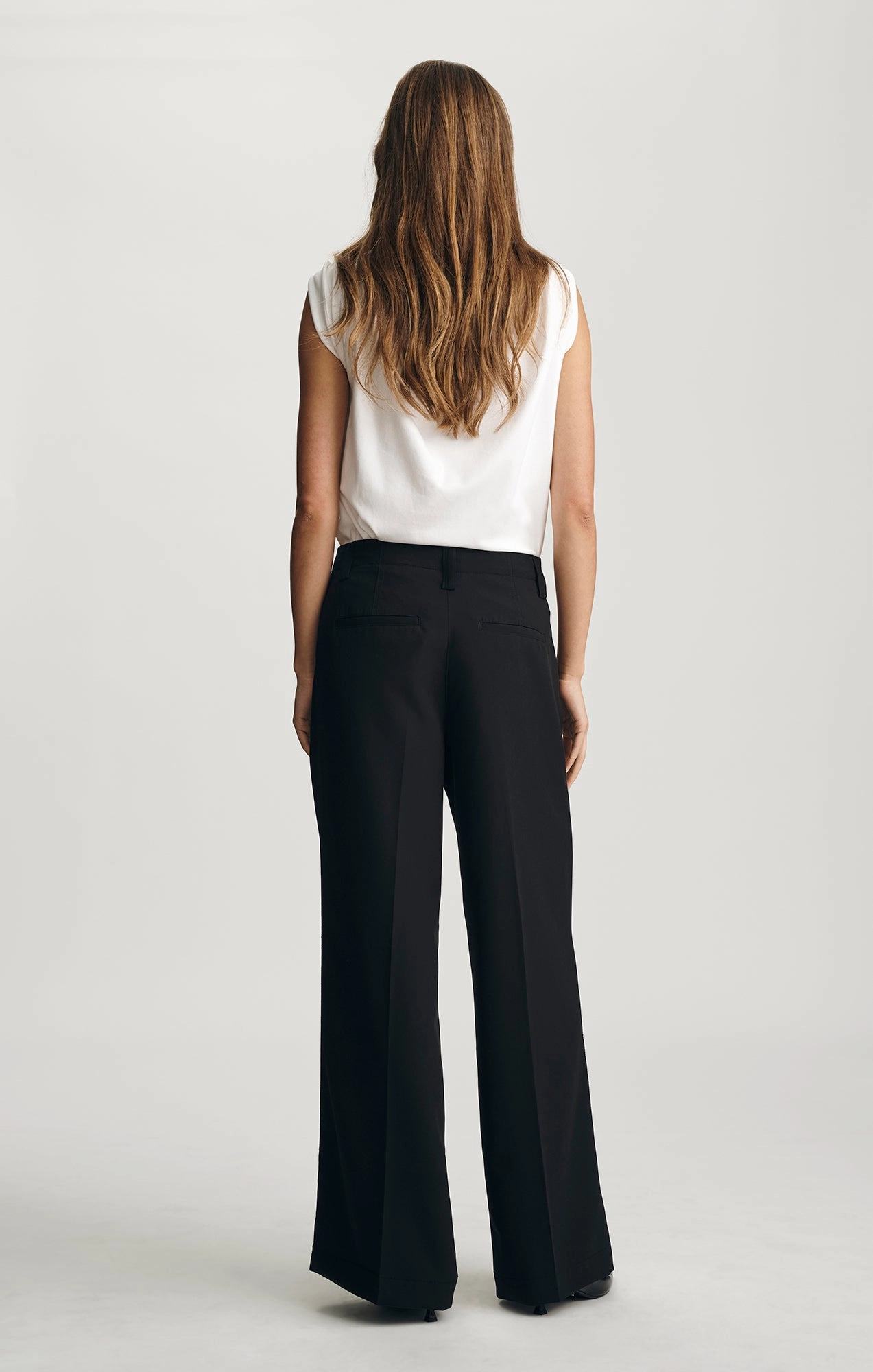 Static free EDITION WIDE LEG PANTS IN BLACK