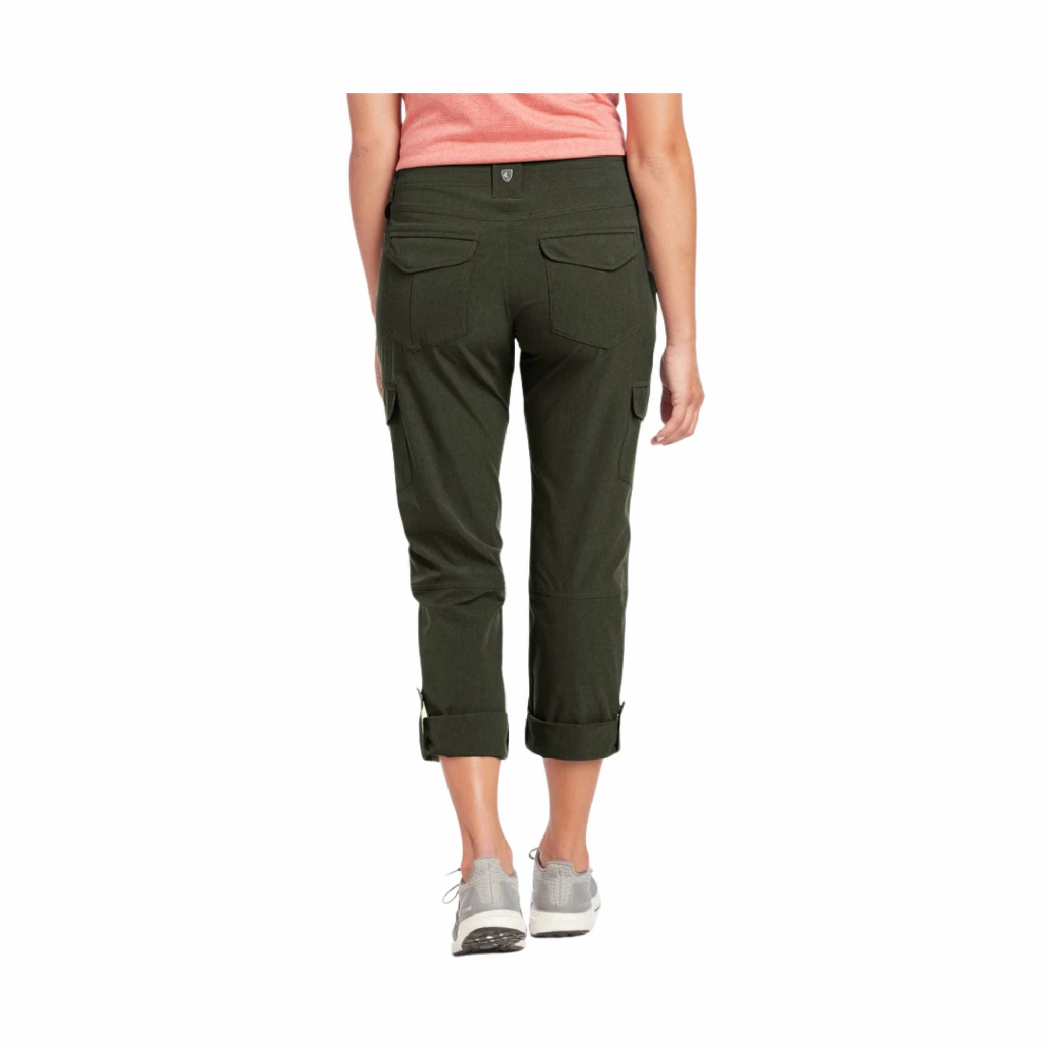 SecureClosureSystem Kuhl Women's Freeflex Roll-Up Pant - Dark Moss