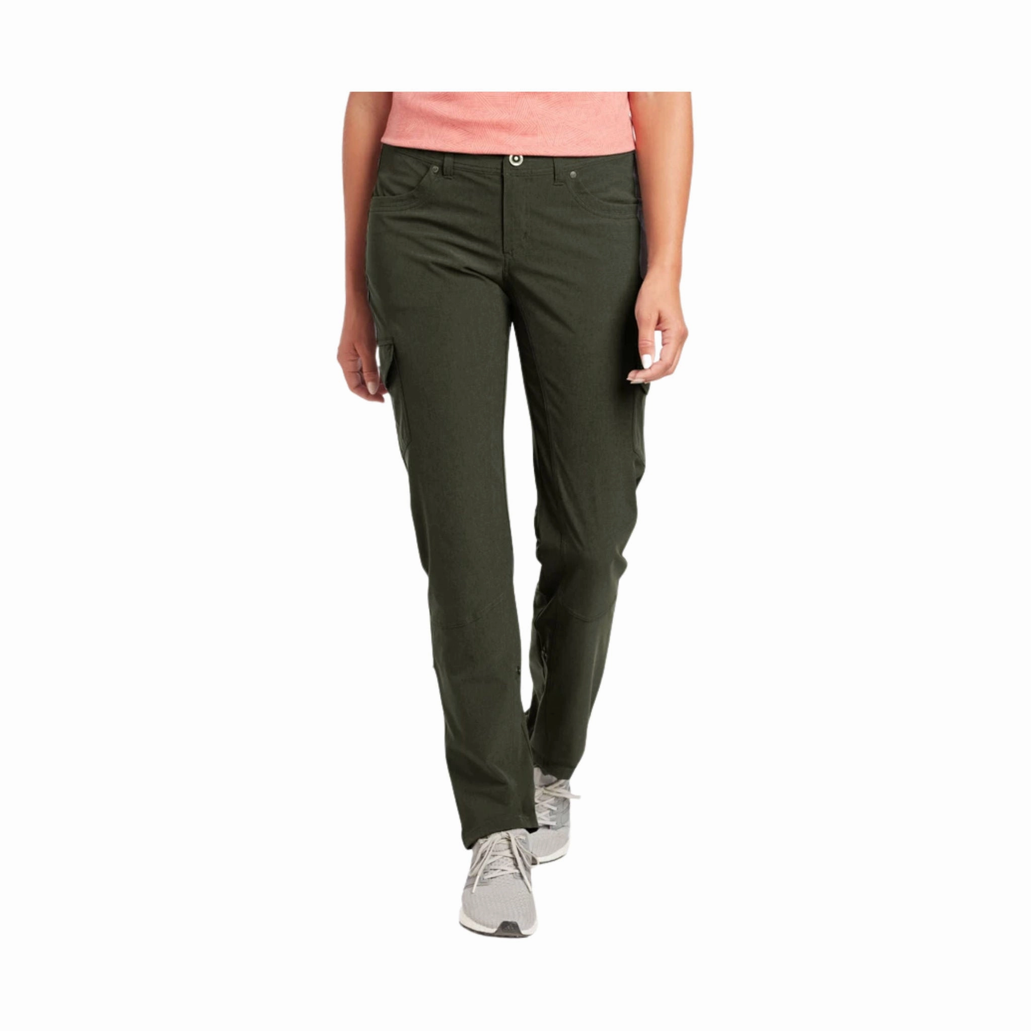 Kuhl Women's Freeflex Roll-Up Pant - Dark Moss Body Movement