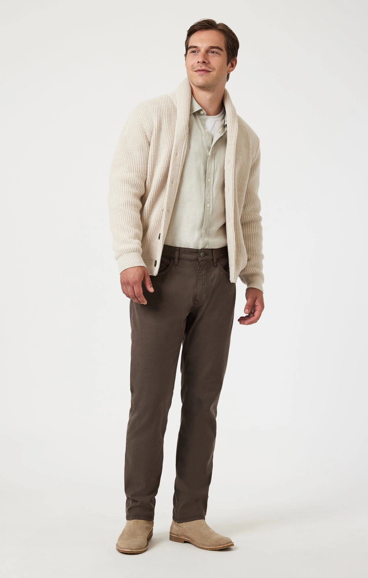 Training Comfort MARCUS SLIM STRAIGHT LEG IN OAK LUXE TWILL