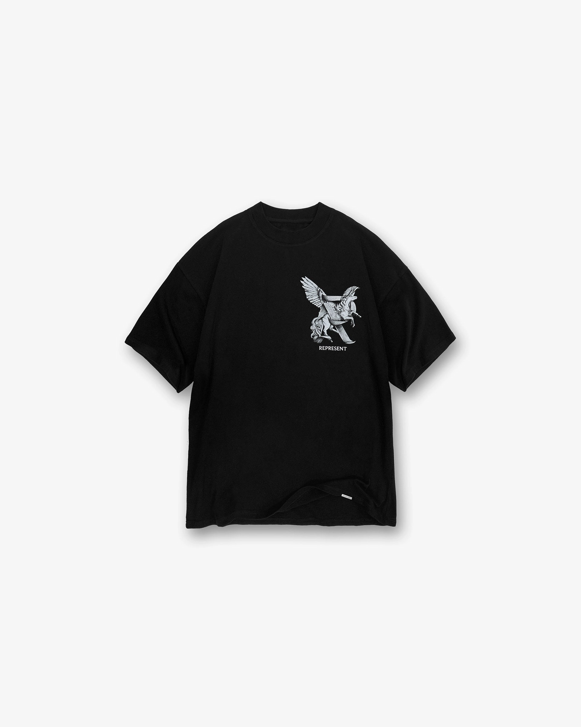 OekoTexCertified Elegance In Motion T-Shirt - Jet Black