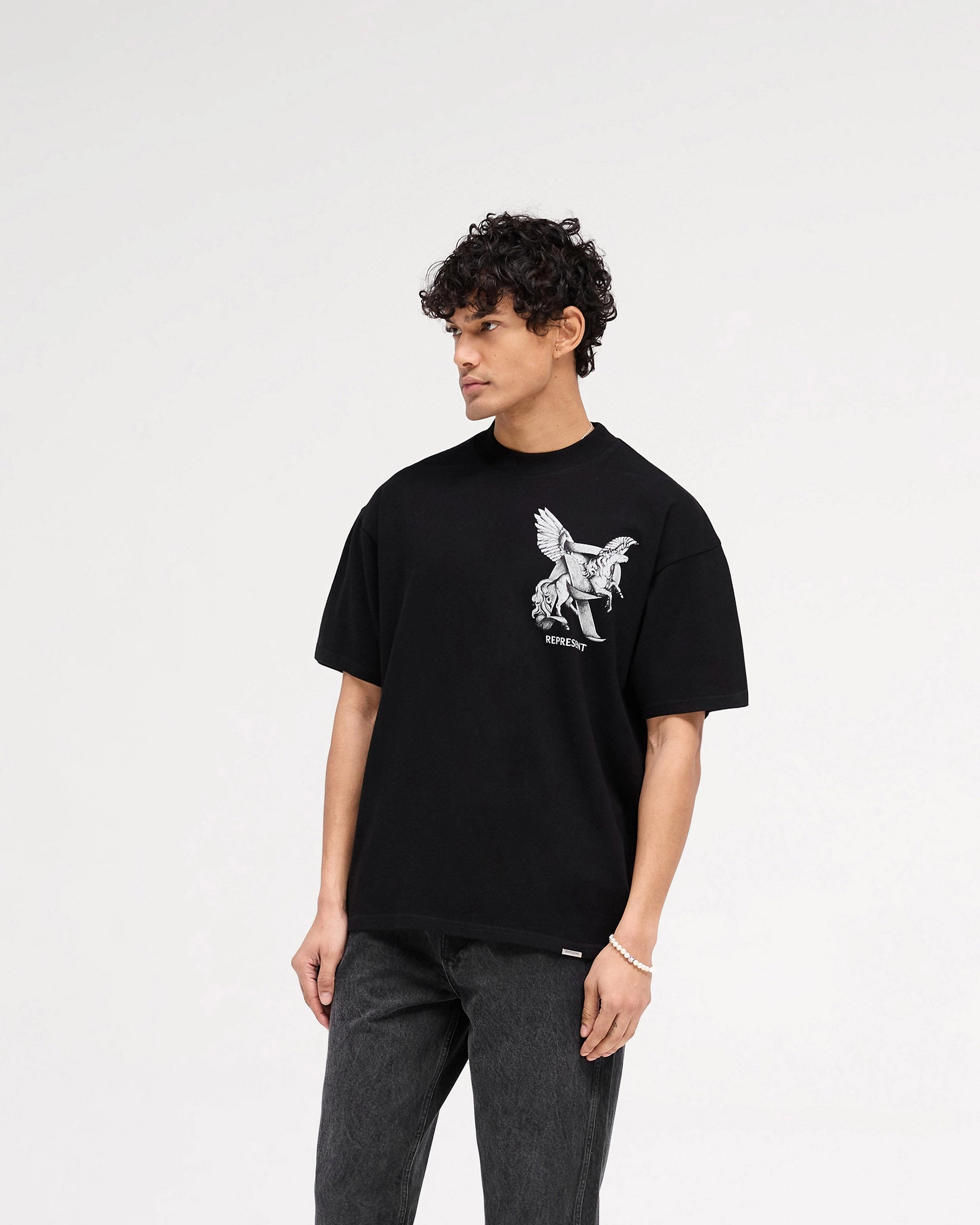 Soft Breathable Elegance In Motion T-Shirt - Jet Black