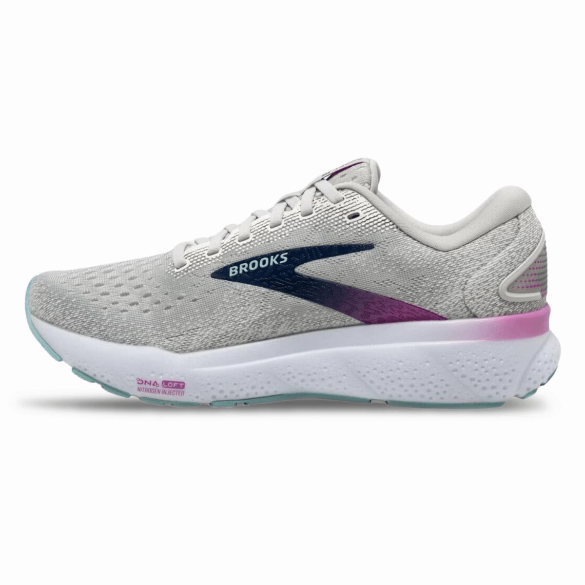 Freedom Move Premium Sole Brooks Women's Ghost 16 White/Grey/Estate Blue