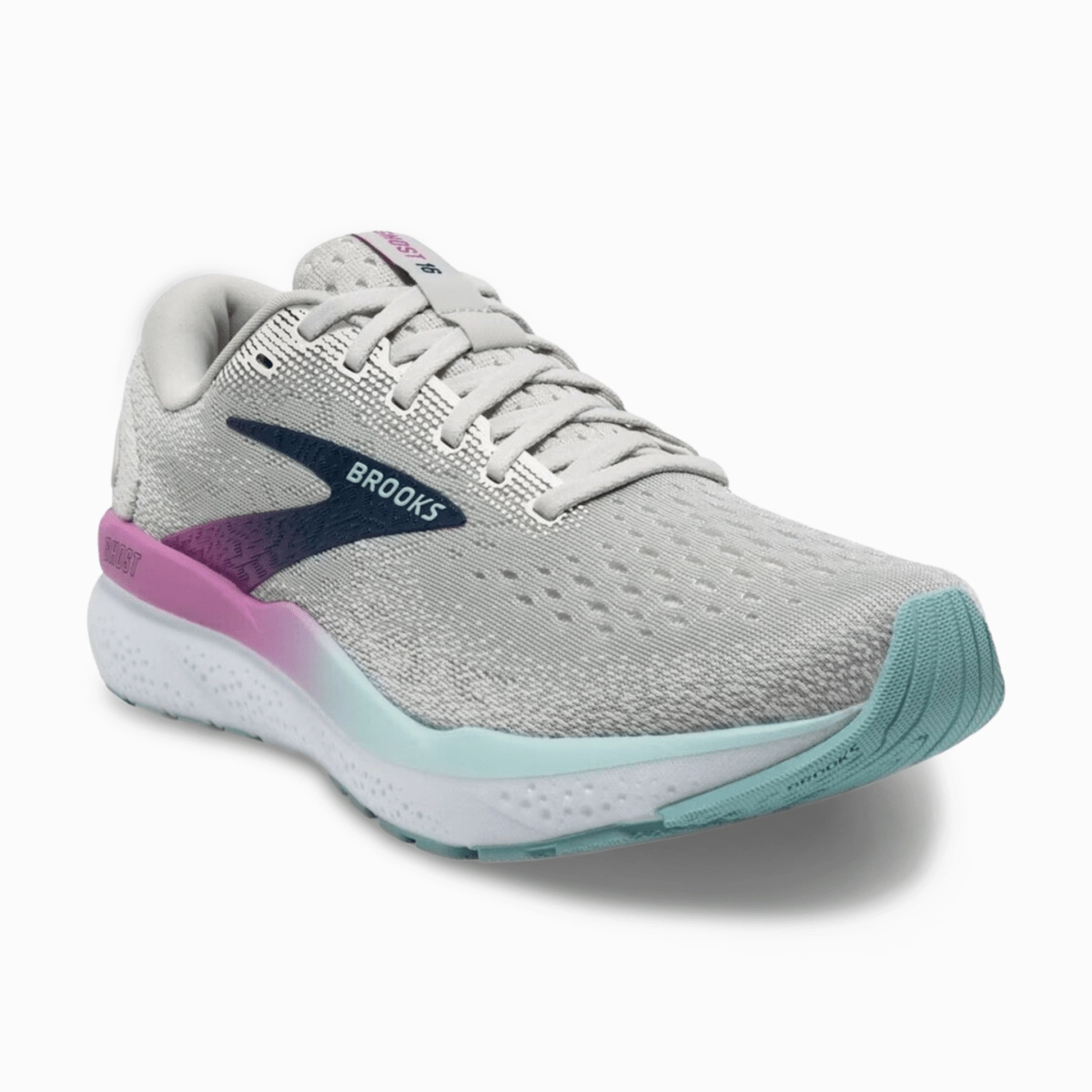 Daily Activity Foot Contouring Brooks Women's Ghost 16 White/Grey/Estate Blue