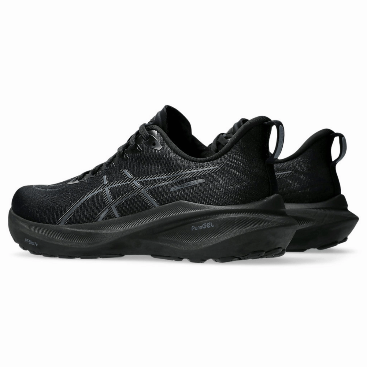 Sneaker Brands Impact Diffusing Plate Asics Women's GT-2000 13 Black/Black